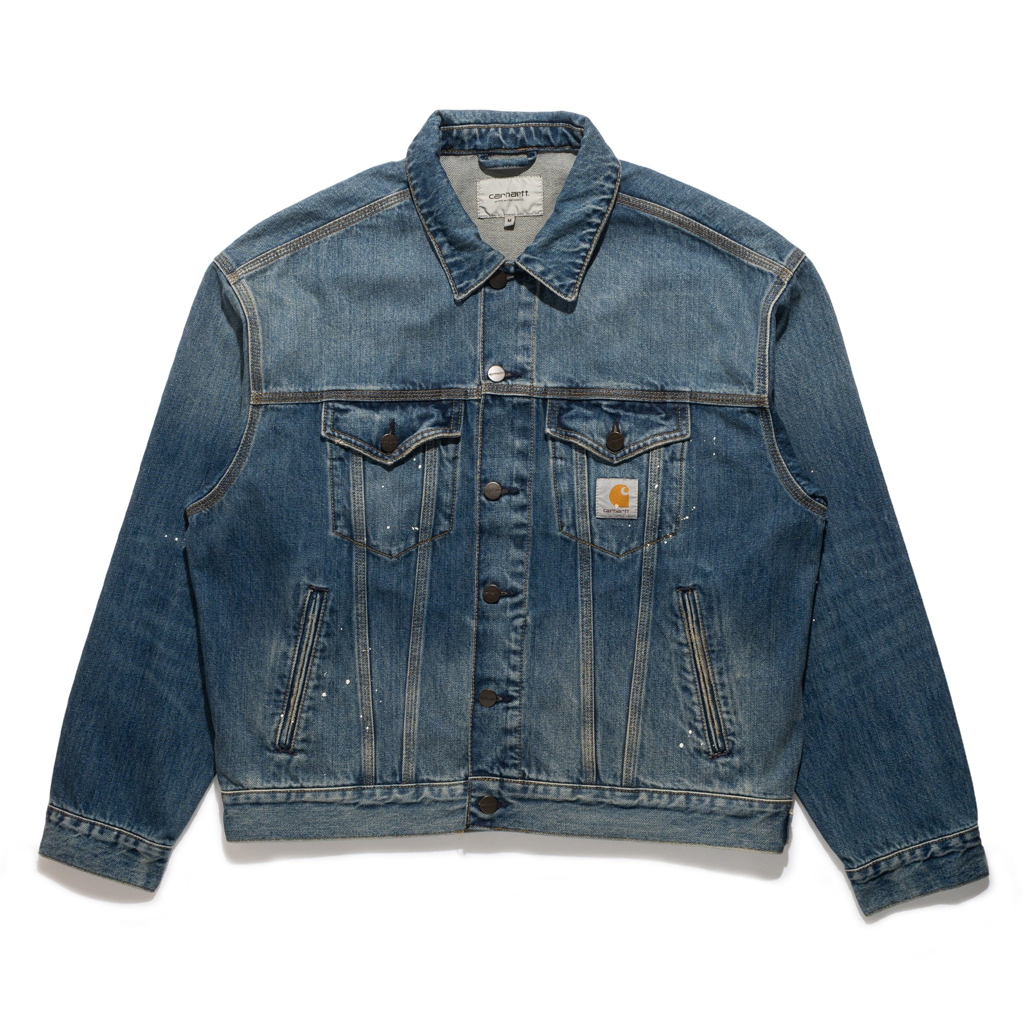 Carhartt WIP Helston Jacket 13.5 Denim Blue Destroy I033352