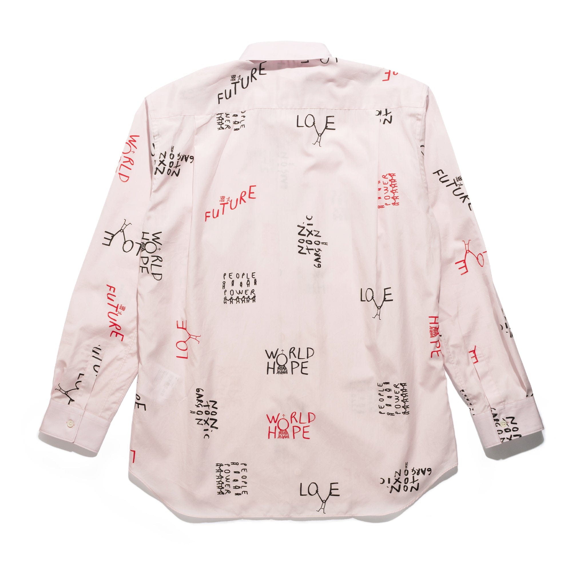 Comme Des Garcons SHIRT CDG Shirt Graphic Shirt Pink FQ-B044-S26-2