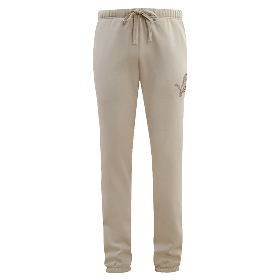 PRO STANDARD NFL DETROIT LIONS NEUTRAL FLEECE SWEATPANT TAUPE