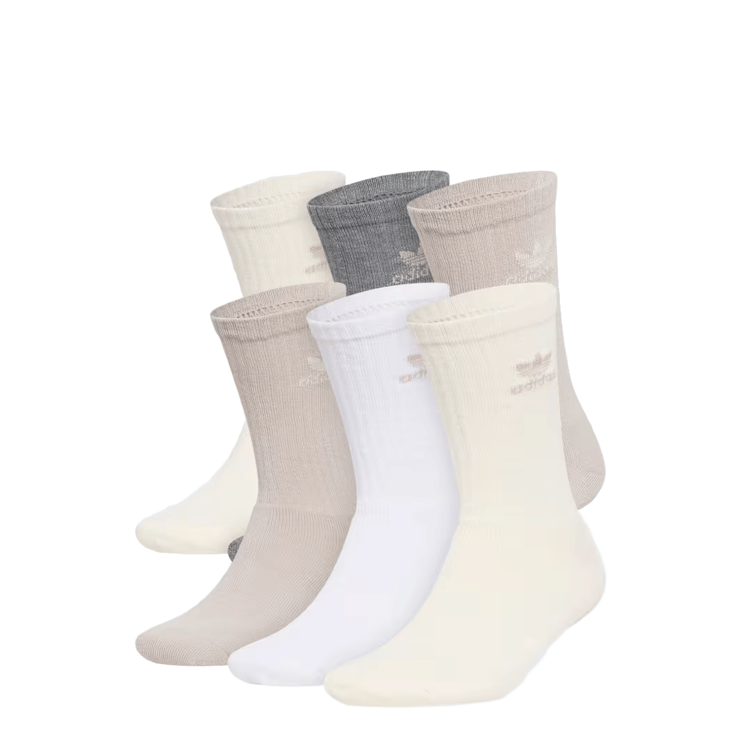 adidas TREFOIL CREW SOCKS (6 PAIRS)