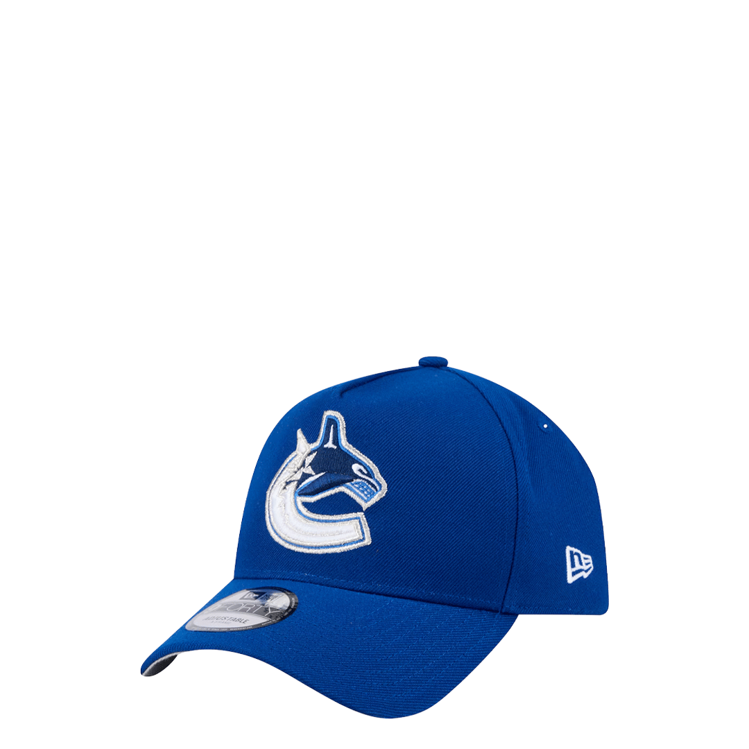 New Era VANCOUVER CANUCKS BLUE CORE 9FORTY A-FRAME ADJUSTABLE CAP