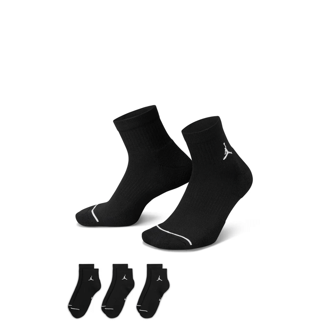 Air Jordan JORDAN ANKLE SOCKS BLACK (3 PAIRS)