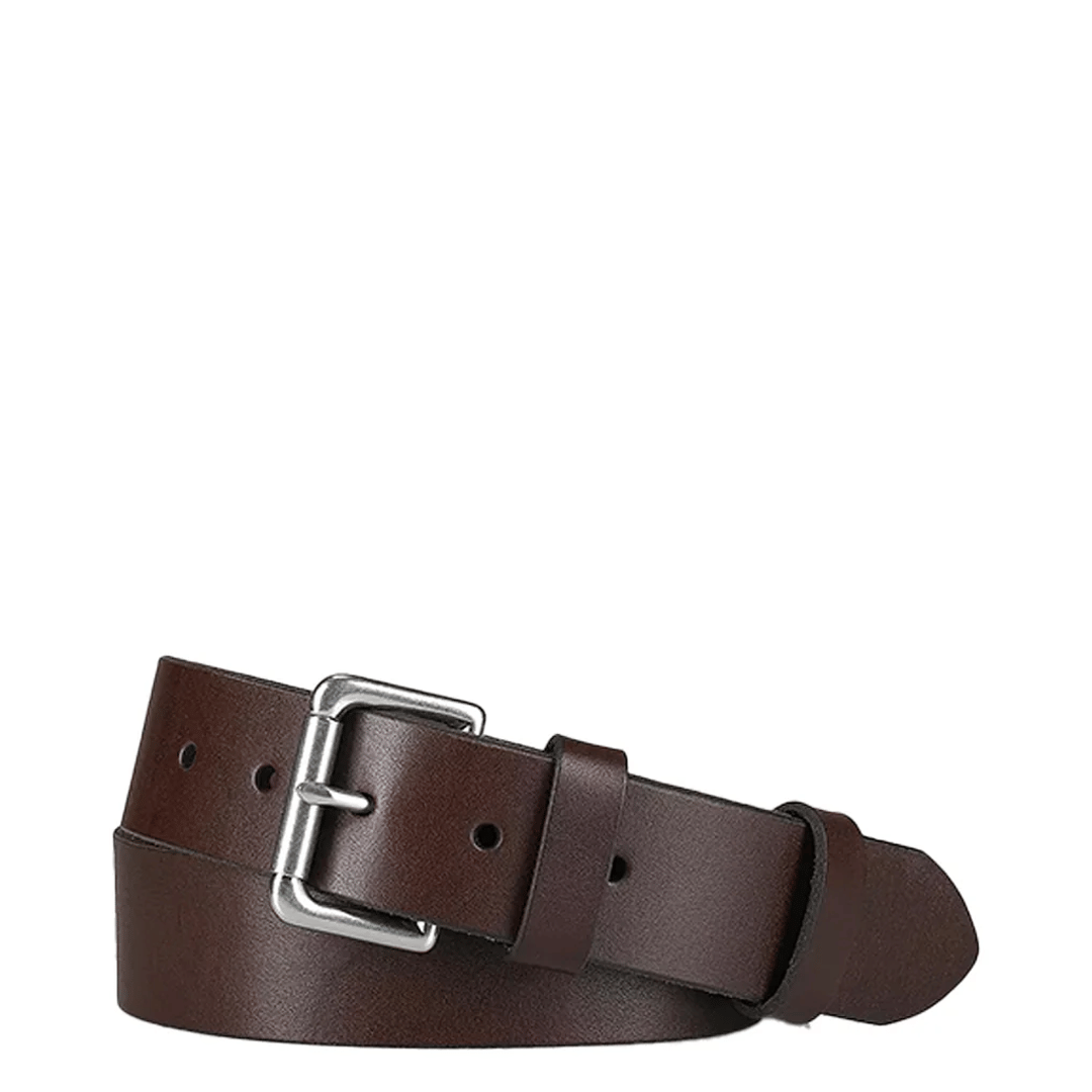 Polo Ralph Lauren FULL GRAIN LEATHER BELT BROWN