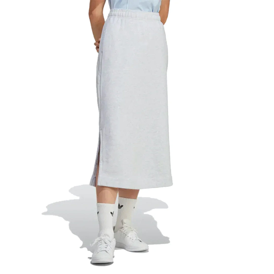 adidas WOMEN'S PREMIUM ESSENTIALS SKIRT LIGHT GREY HEATHER