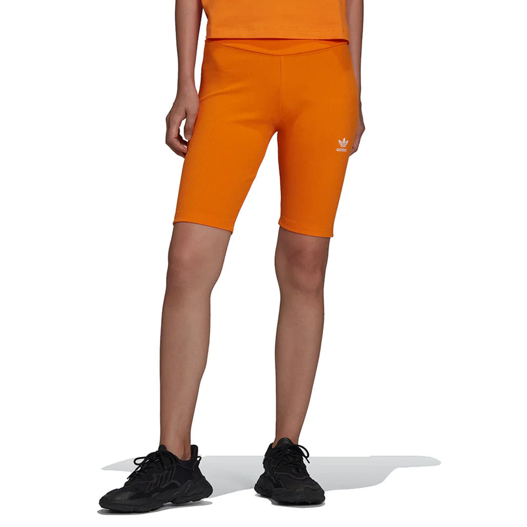 adidas WOMEN'S ADICOLOR ESSENTIALS SHORT TIGHTS ORANGE