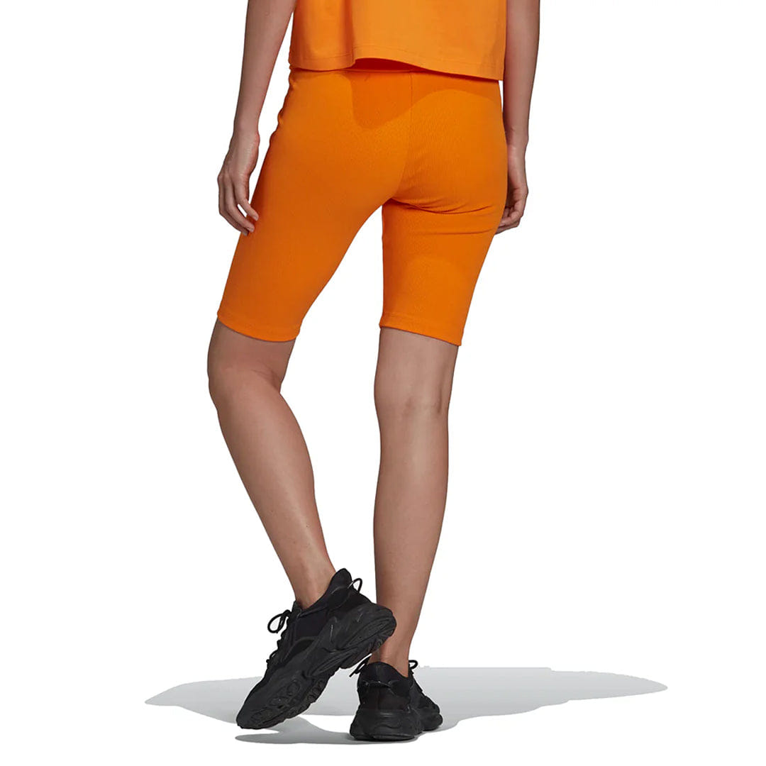 adidas WOMEN'S ADICOLOR ESSENTIALS SHORT TIGHTS ORANGE