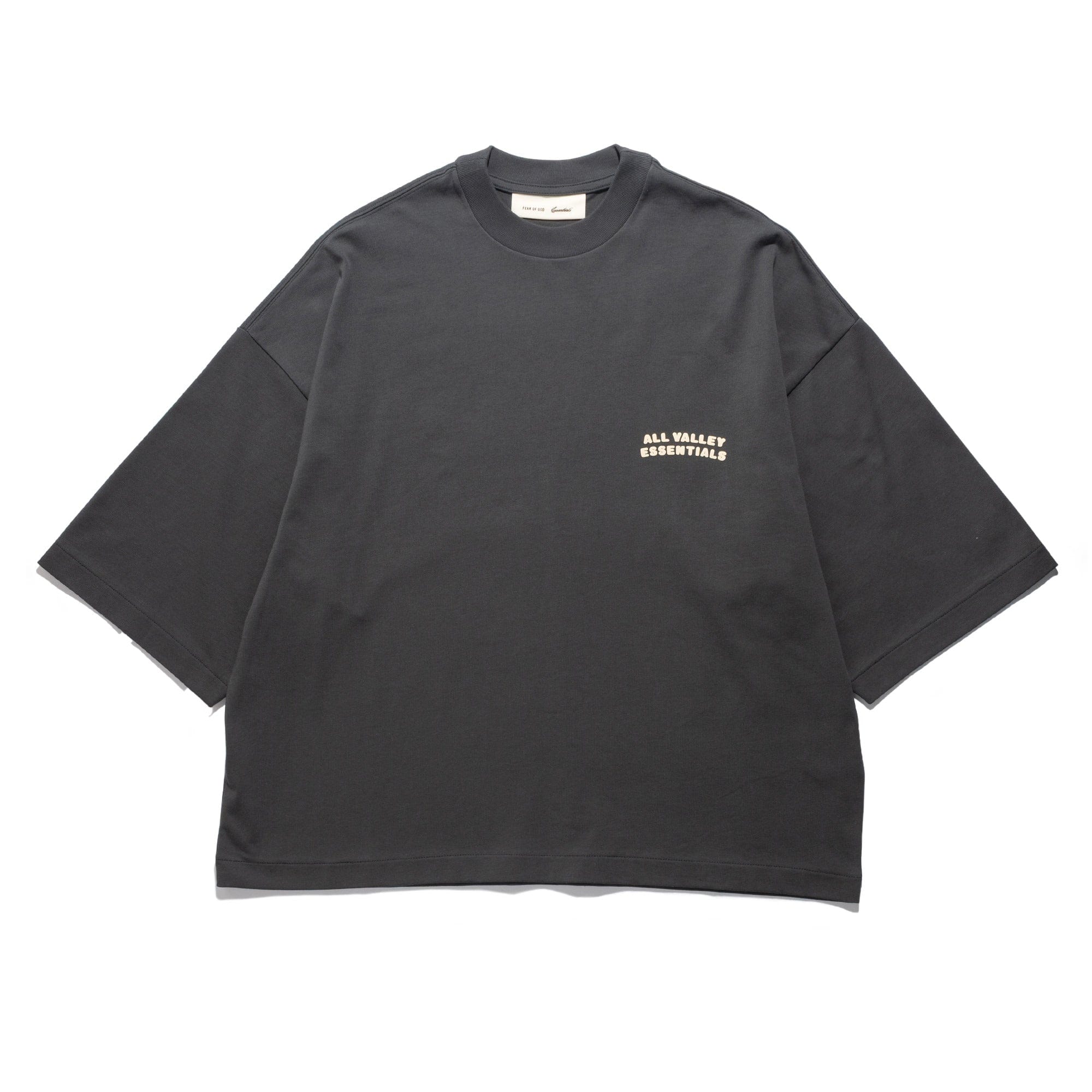 Fear of God Essentials Merch Tee Boxy Fit Iron Grey RW00384-0032