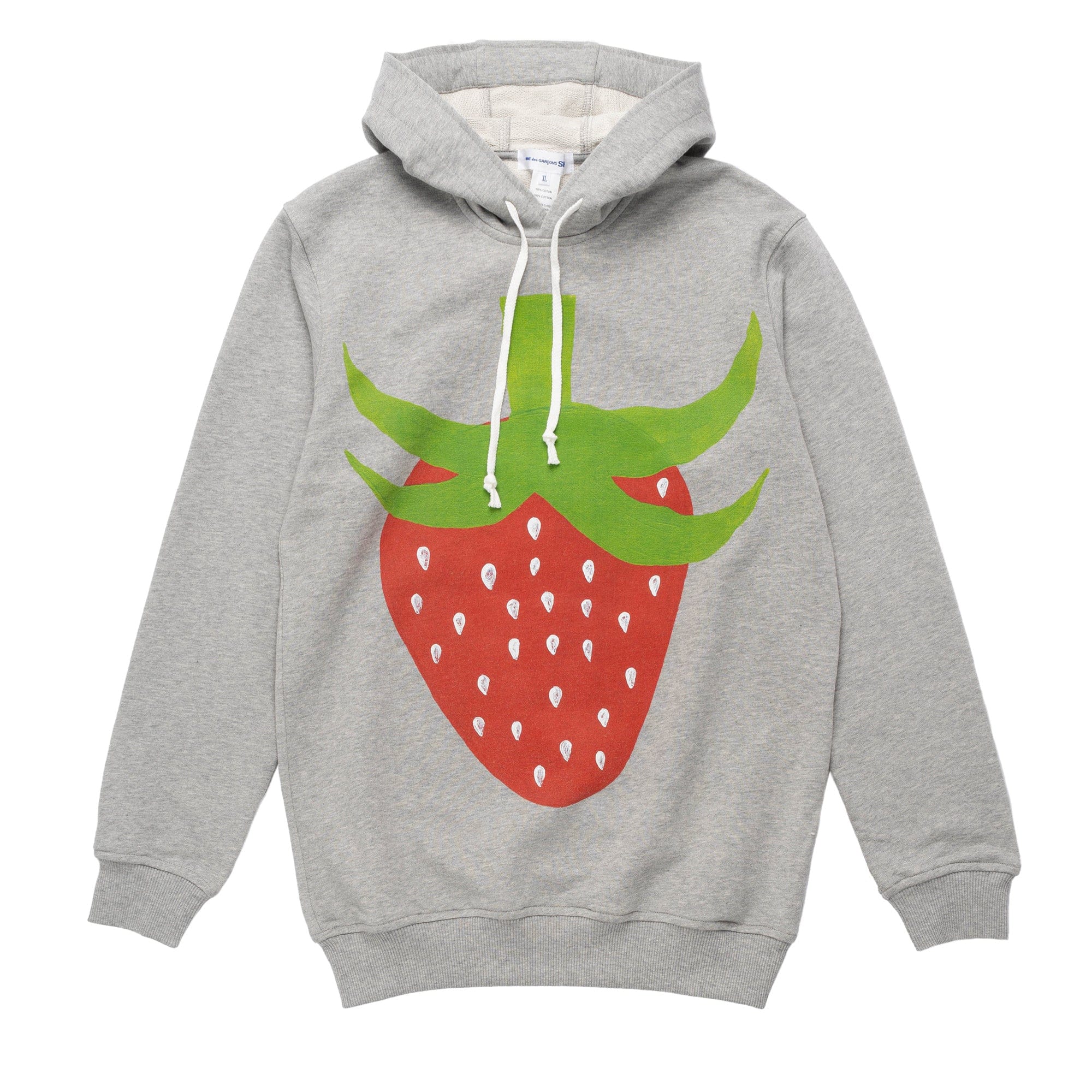 Comme Des Garcons SHIRT CDG SHIRT Brett Westfall Big Strawberry Hoodie FK-T002-S23-1 Grey