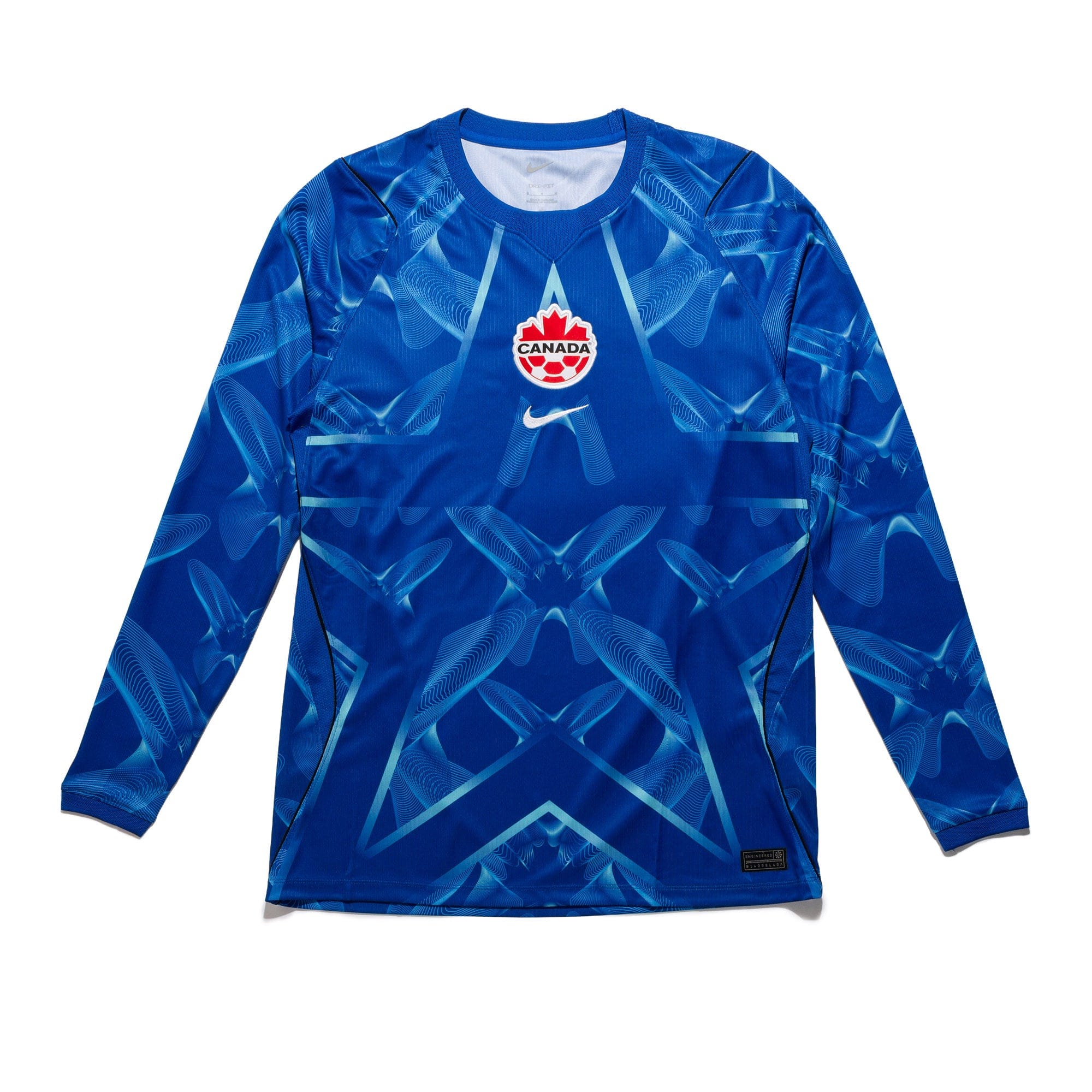 Nike Apparel Nike Team Canada Stadium Goal Keeper Jersey Lyon Blue P35894-J000681