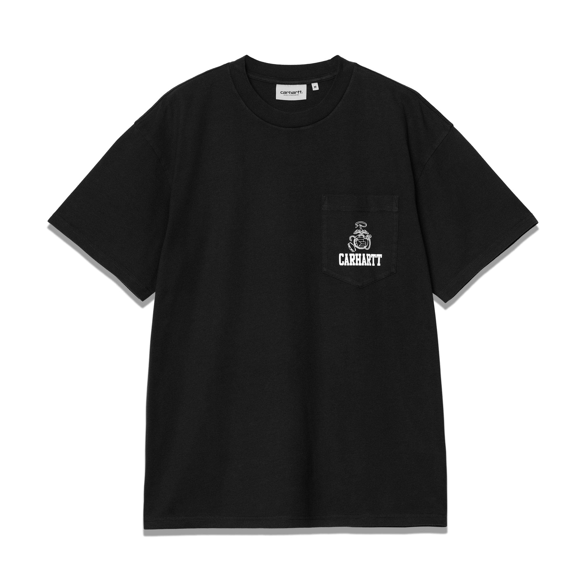 Carhartt WIP S/S Pond Corps Pocket Tee Black I036199