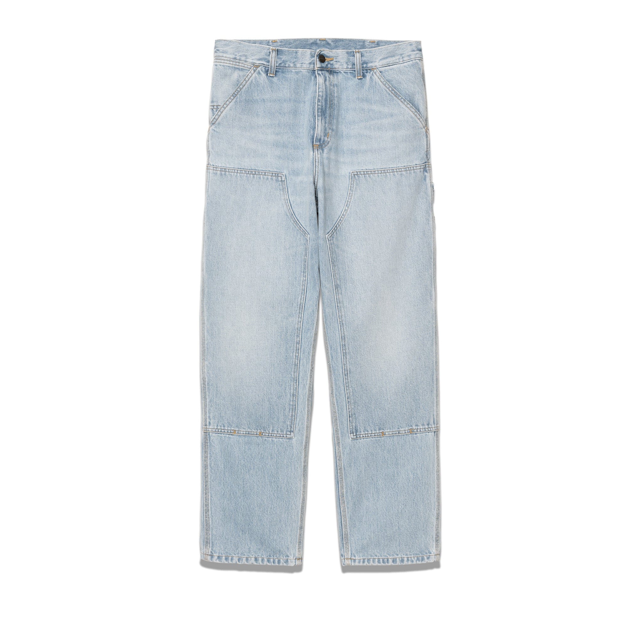 Carhartt WIP Double Knee Pant 13.5oz Blue Heavy Worn Bleached I032699