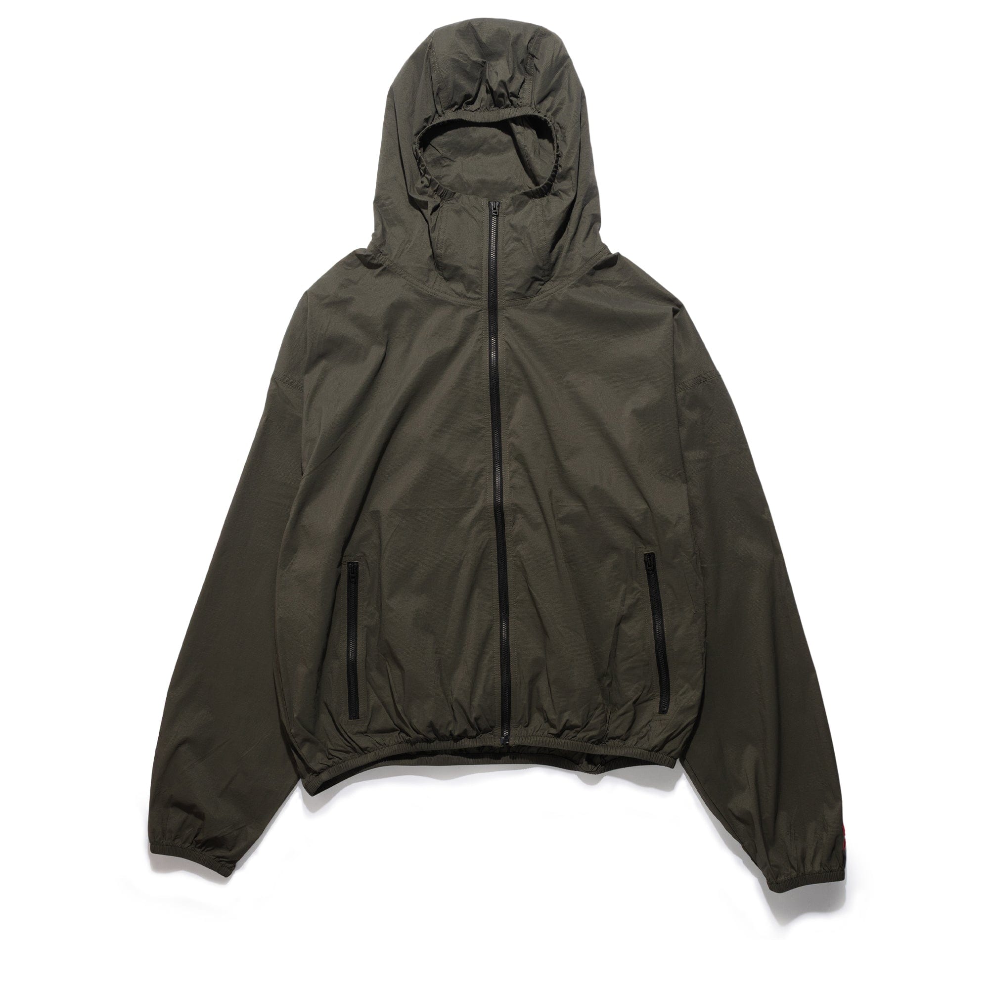The North Face TNF Red Box Wind Jacket Taupe Green NF0A8EFW21L1