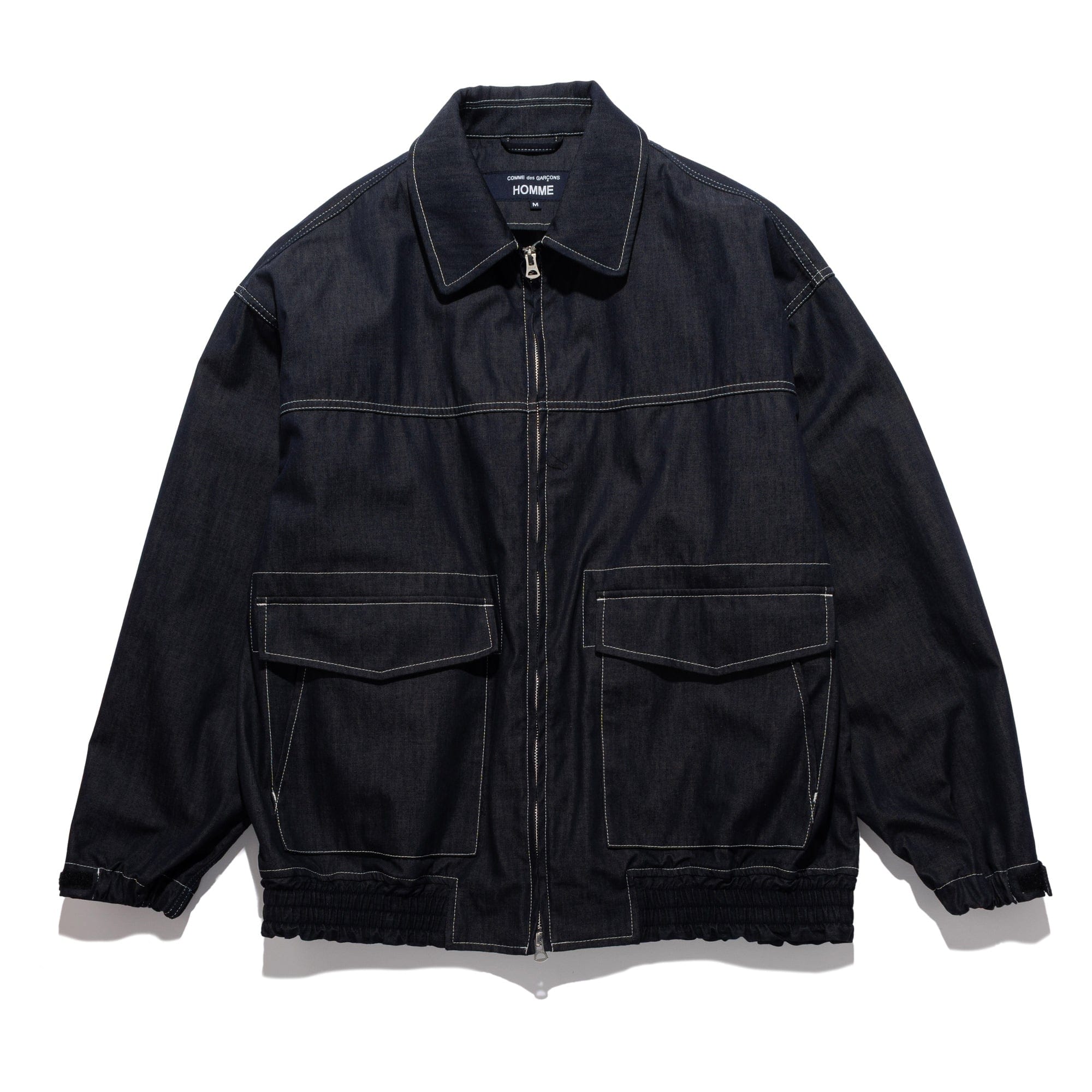 CDG Homme CdGH Denim Bomber Jacket Raw Indigo HQ-J010-051-1