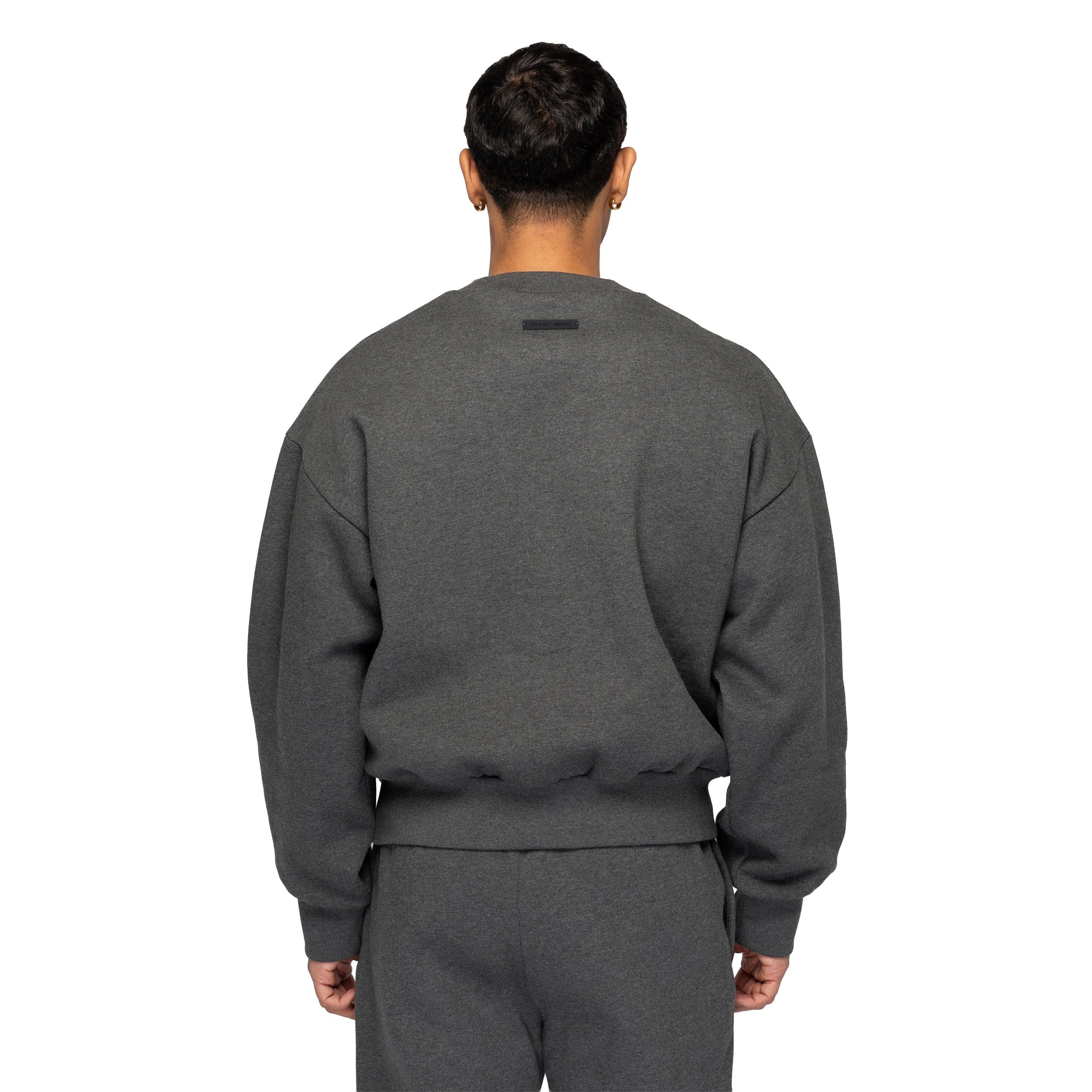 Fear of God Essentials Classic Crewneck Sweatshirt Charcoal Heather 192HO256551F