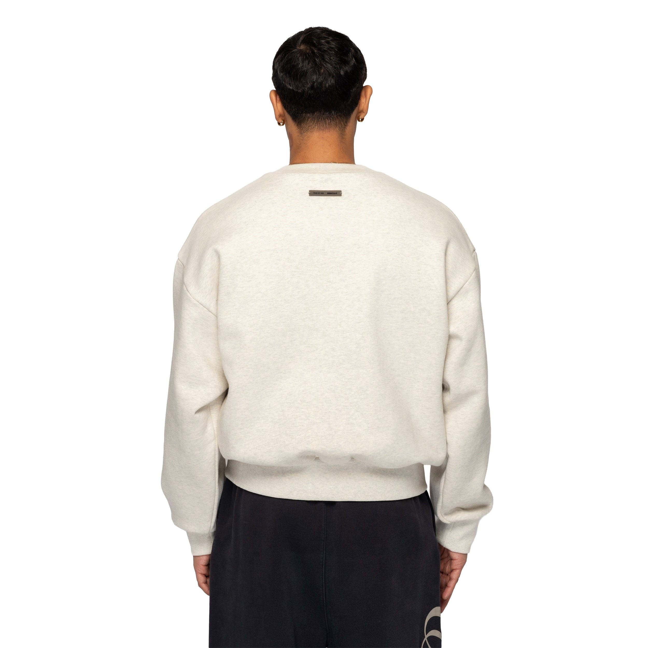 Fear of God Essentials Classic Crewneck Sweatshirt Oatmeal Heather 192HO256552F