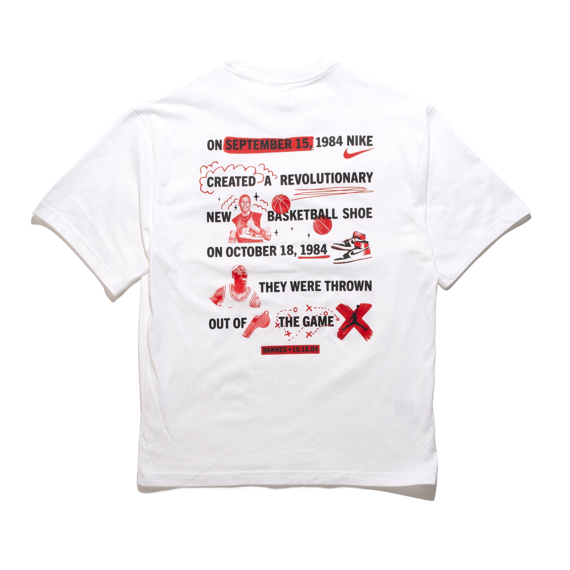 Jordan Apparel Jordan Brooklyn Tee White IR2121-100