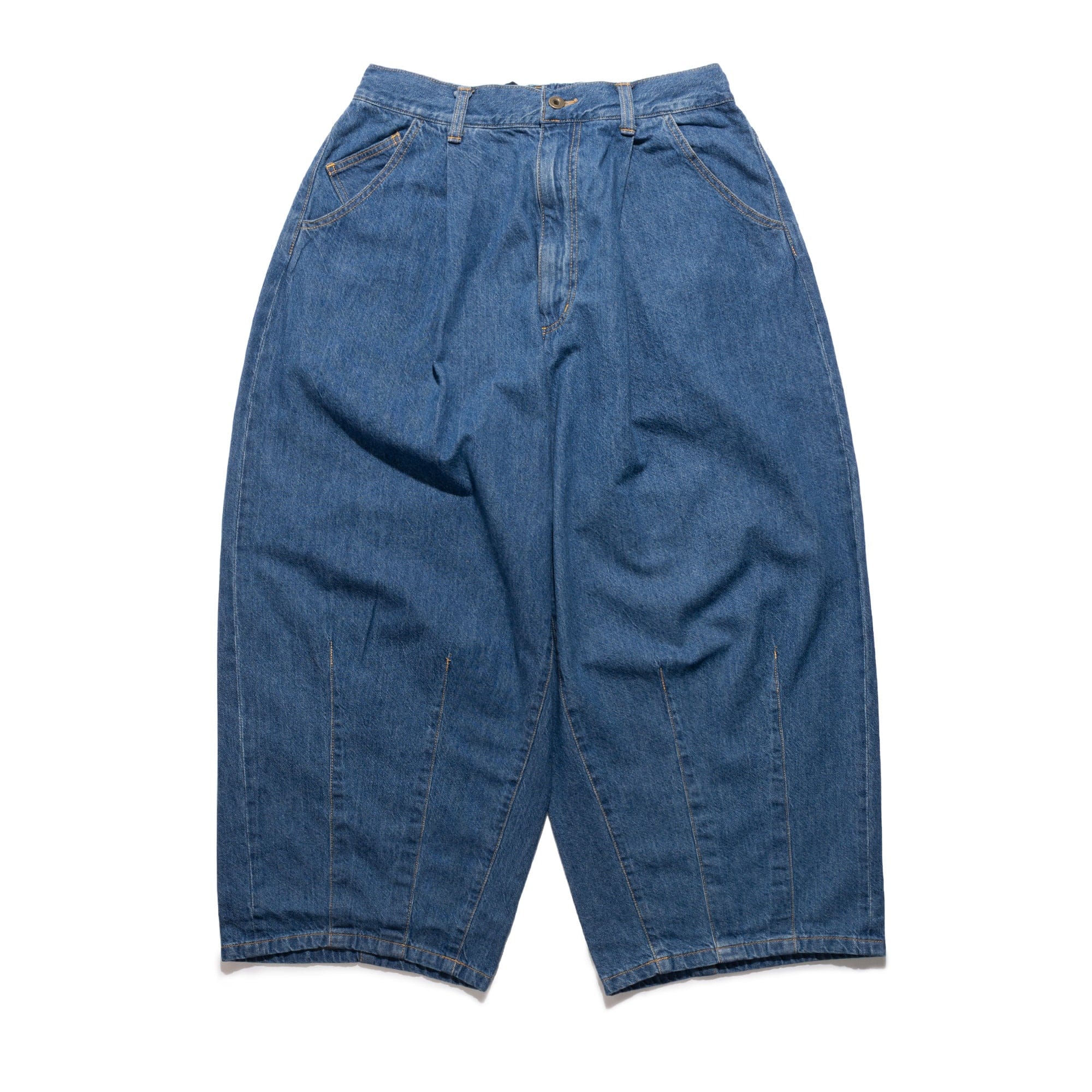 is-ness 5-Pocket Balloon Pants Enzyme Wash 5PK01-2