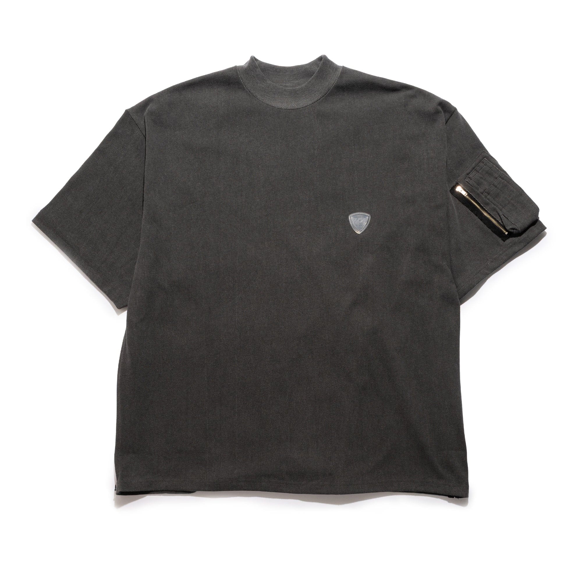 is-ness Arm Pocket Venti Tee Black 1008SST02