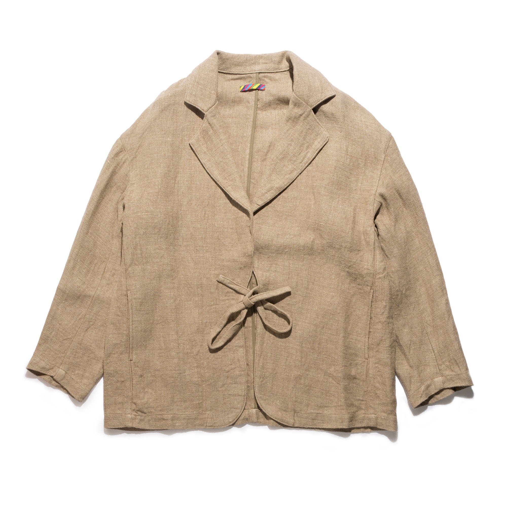 is-ness Linen Relax Jacket Ecru 1008SSJK05