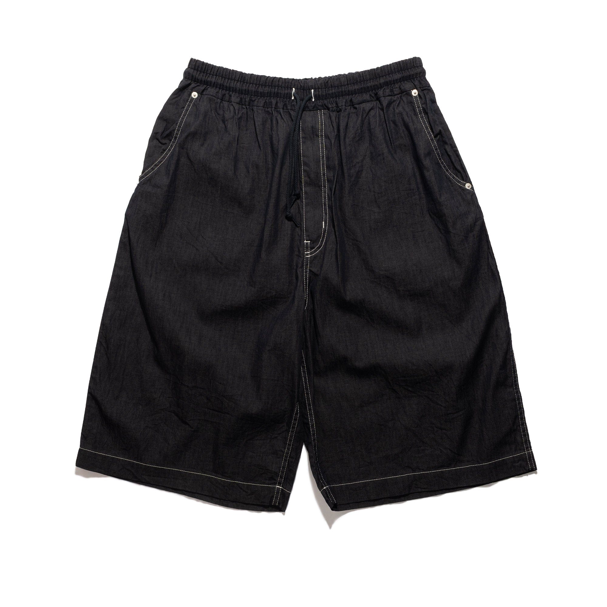CDG Homme CdGH Baggy Denim Shorts Indigo HQ-P032-051-1
