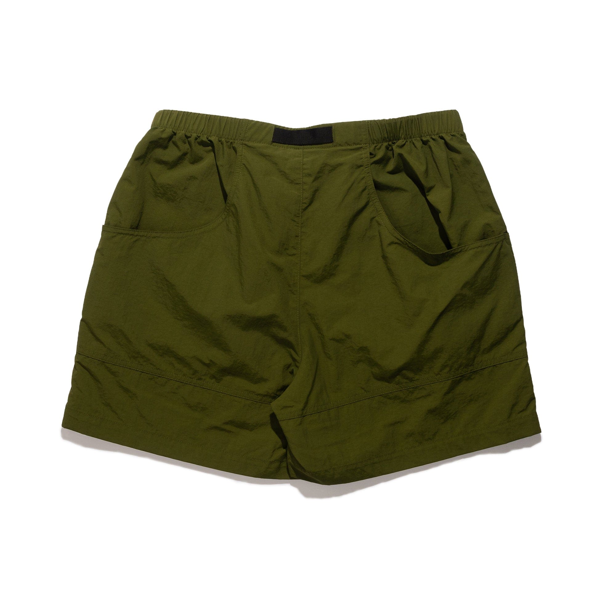 The North Face TNF Red Box Nylon Belted Shorts Woodland Green NF0A8FHDBRI