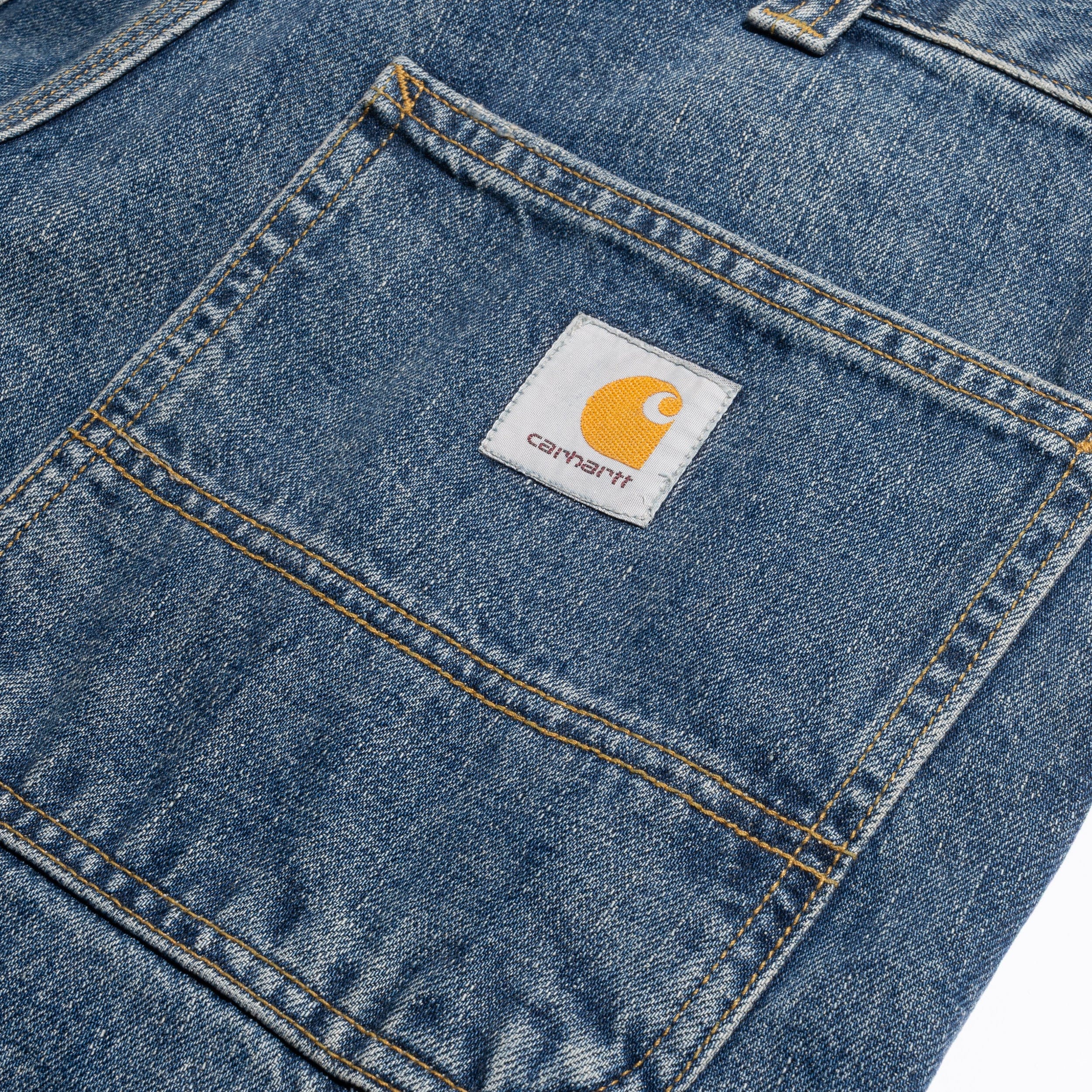 Carhartt WIP OG Double Knee Pant Camano 12oz Denim Blue Washed I035797