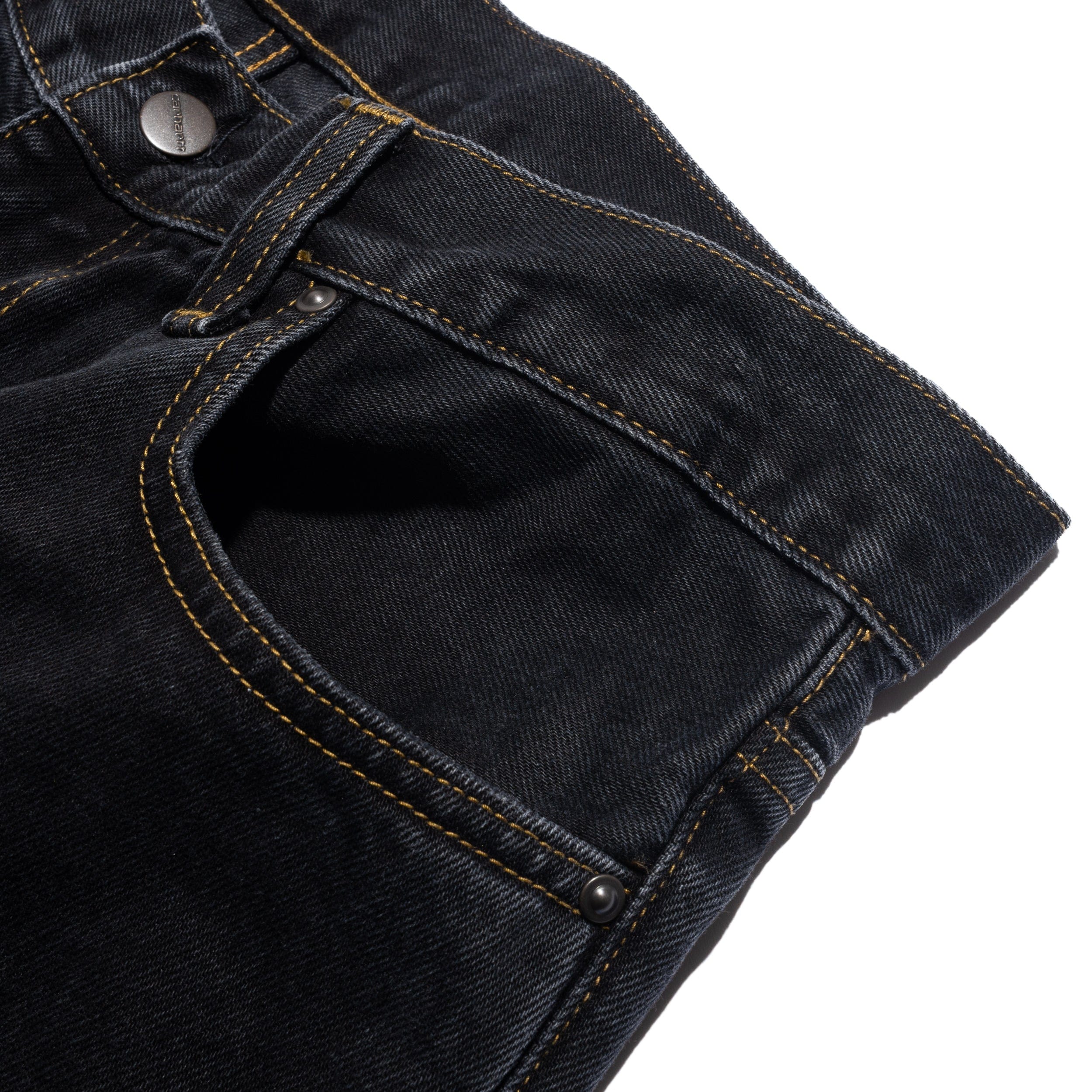 Carhartt WIP Aaron Pant Smith 13.5oz Denim Black Stone I034237