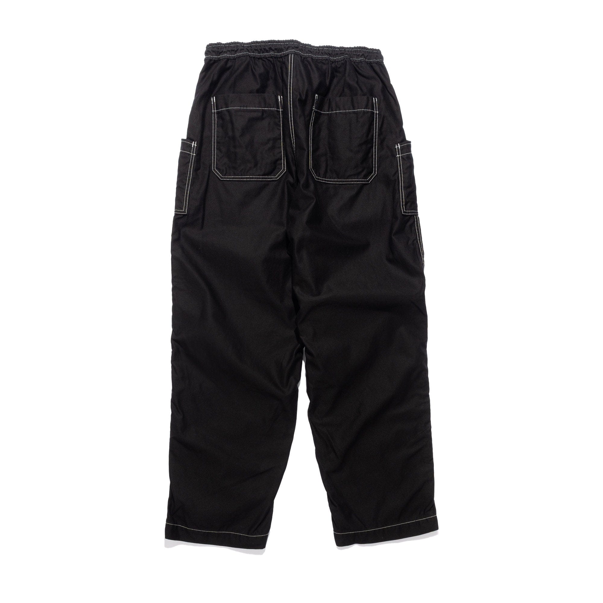 CDG Homme CdGH Top Stitch Drawcord Trouser Black HP-P018-051-1