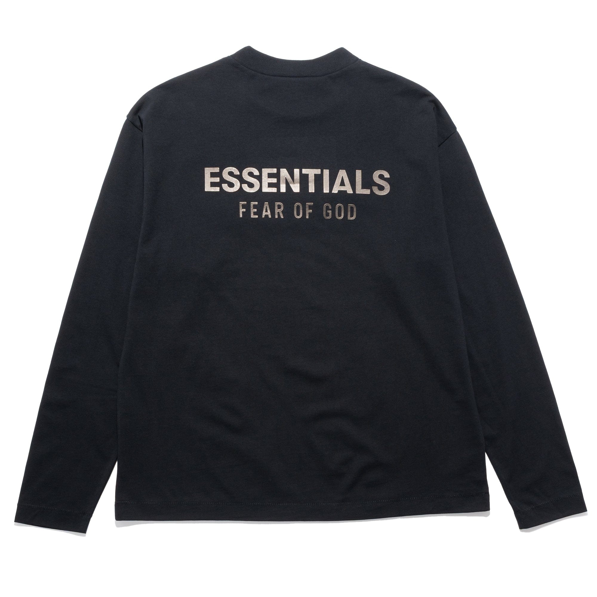 Fear of God Essentials Classic Long Sleeve Tee Jet Black 125SP254200F