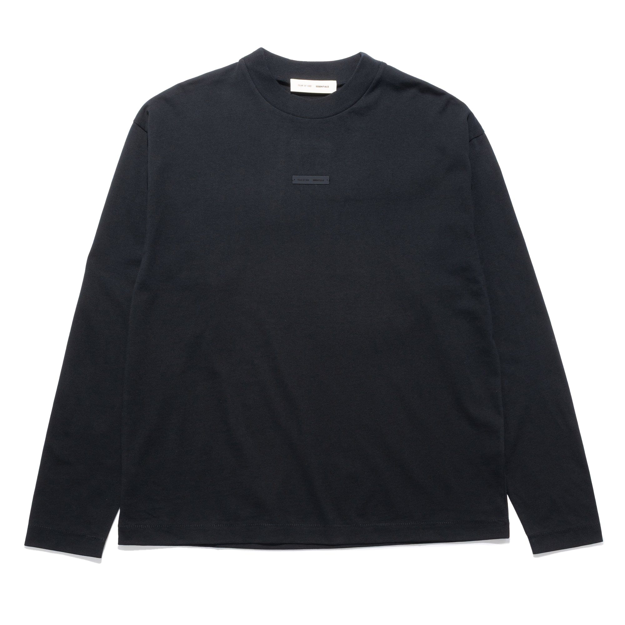 Fear of God Essentials Classic Long Sleeve Tee Jet Black 125SP254200F