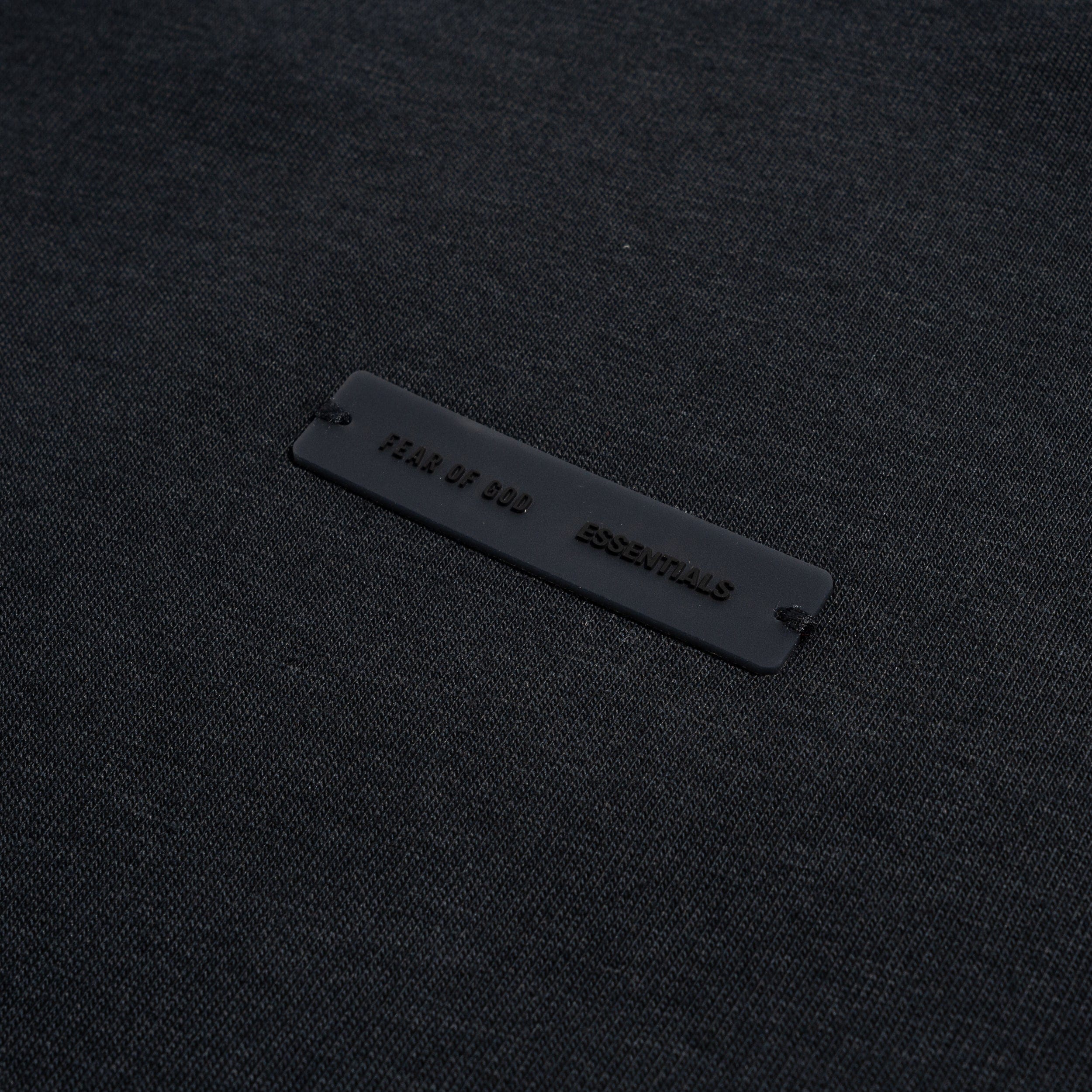 Fear of God Essentials Classic Long Sleeve Tee Jet Black 125SP254200F