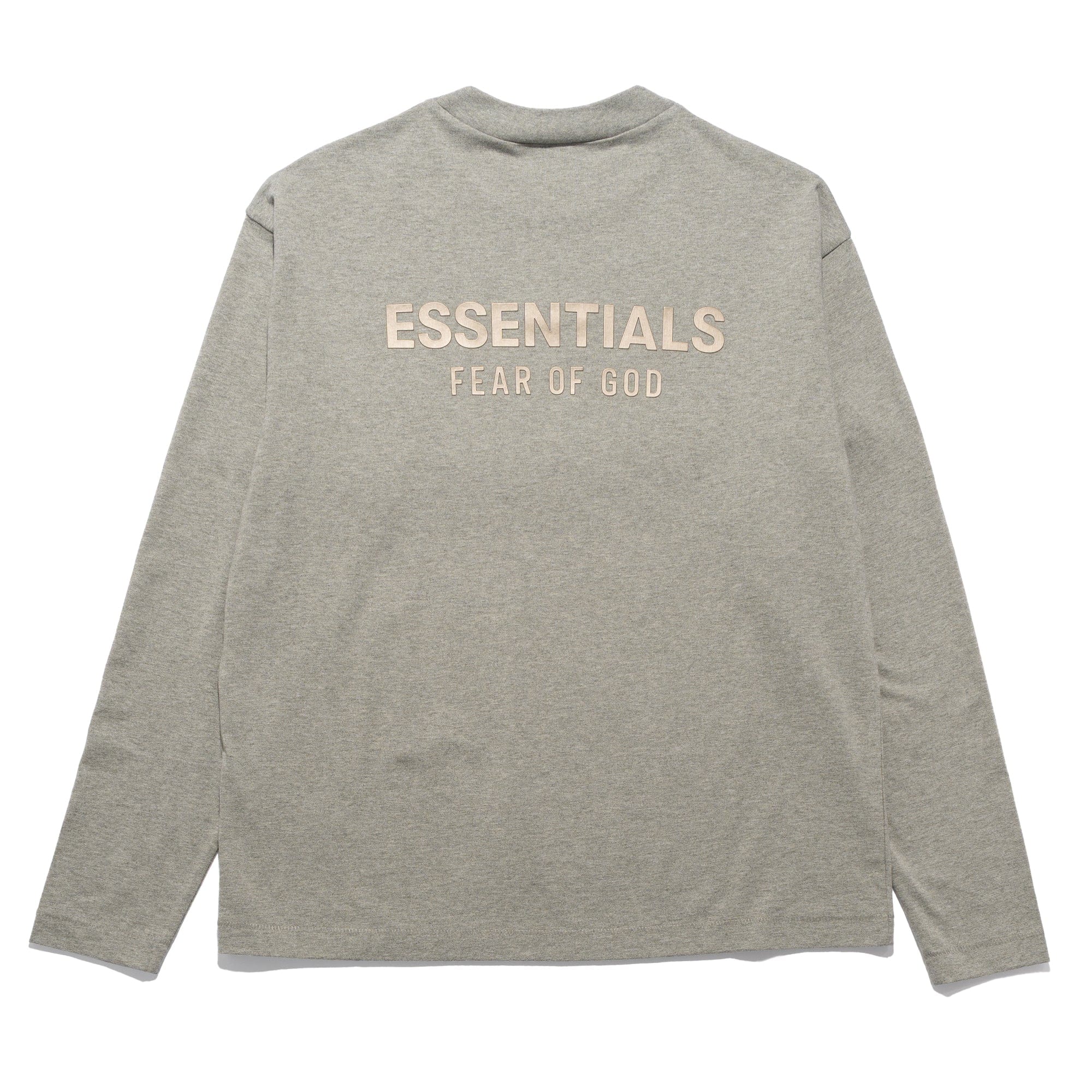 Fear of God Essentials Classic Long Sleeve Tee Concrete 125SP254205F