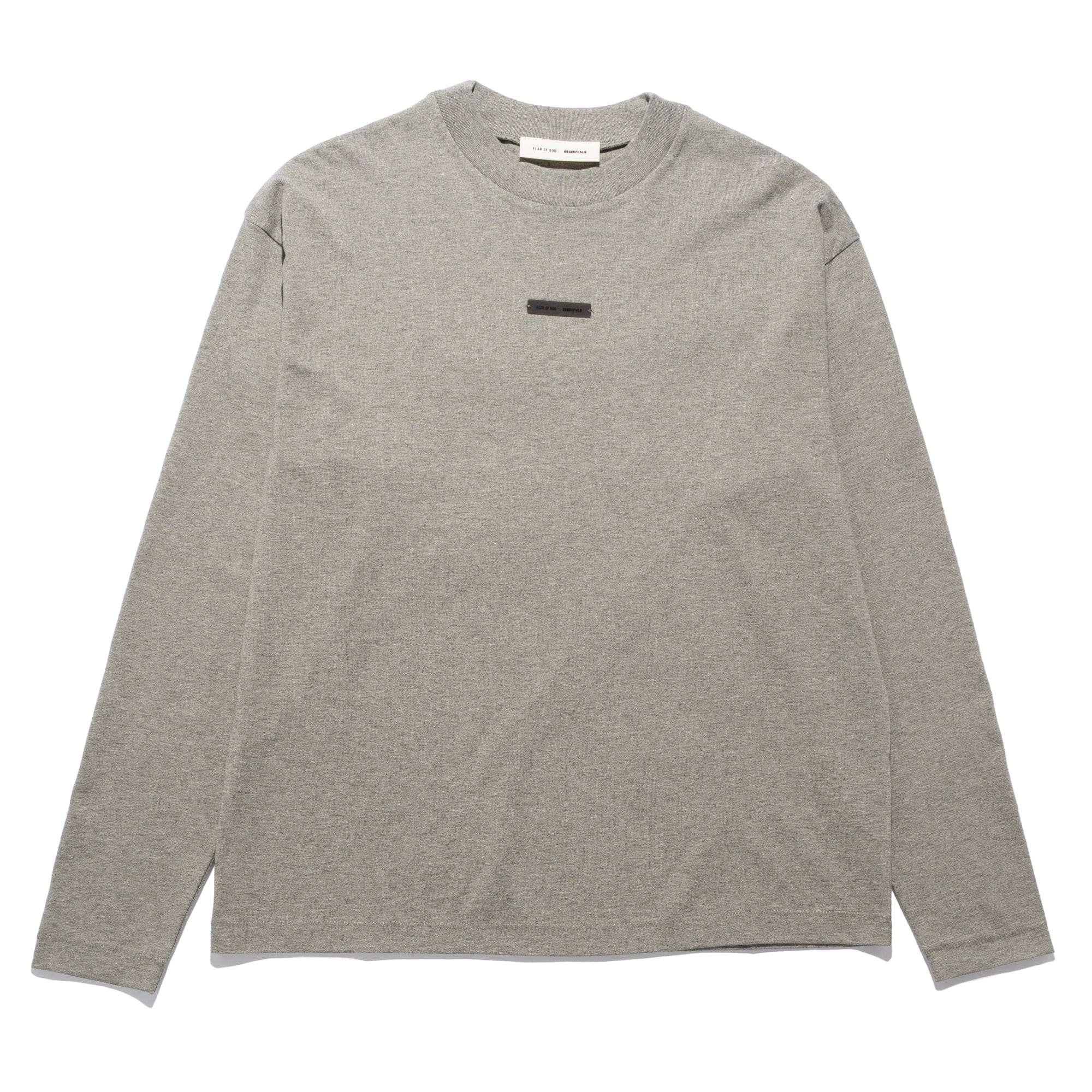 Fear of God Essentials Classic Long Sleeve Tee Concrete 125SP254205F