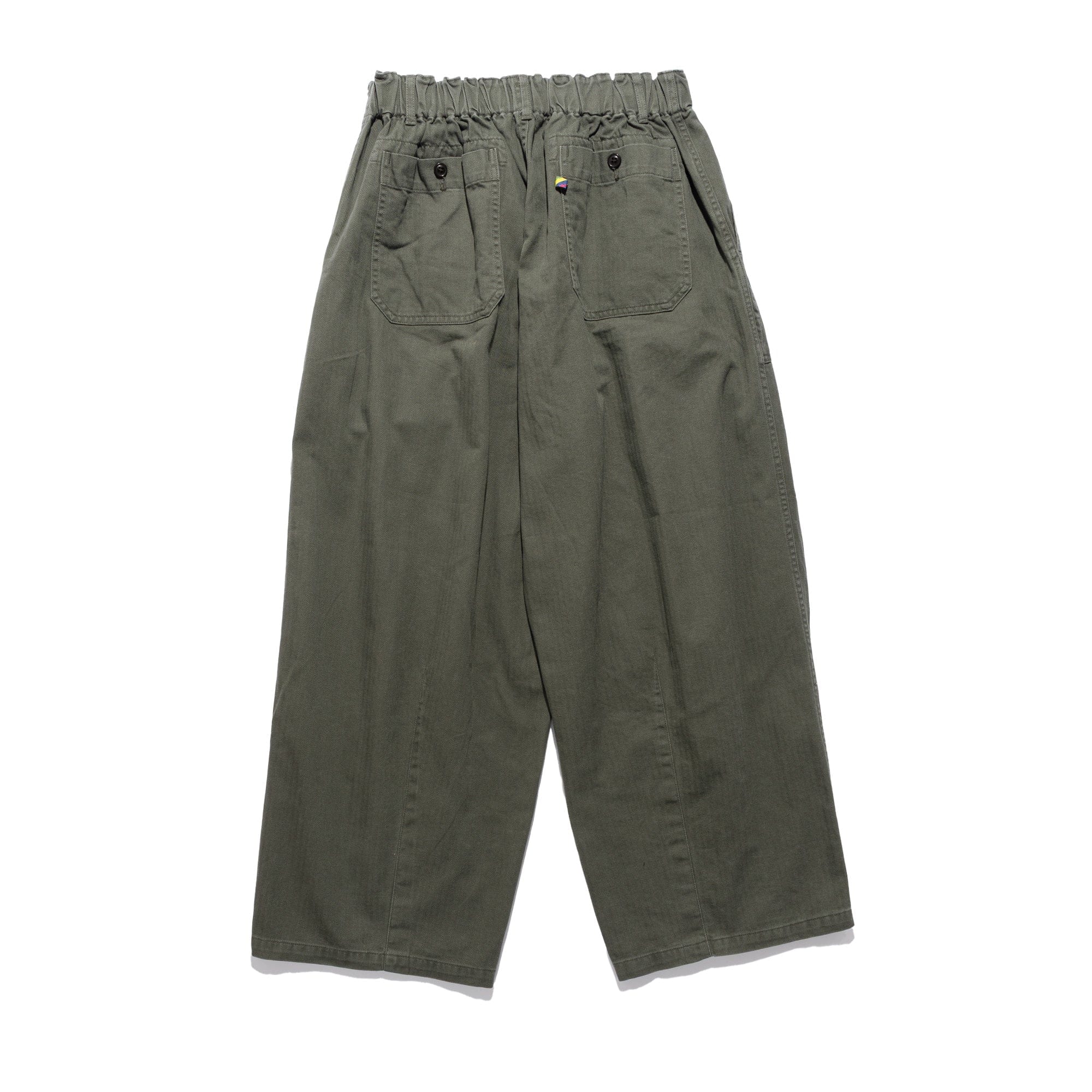 is-ness Herringbone Balloon Baker Pants Khaki 1006SSBALOONPT01