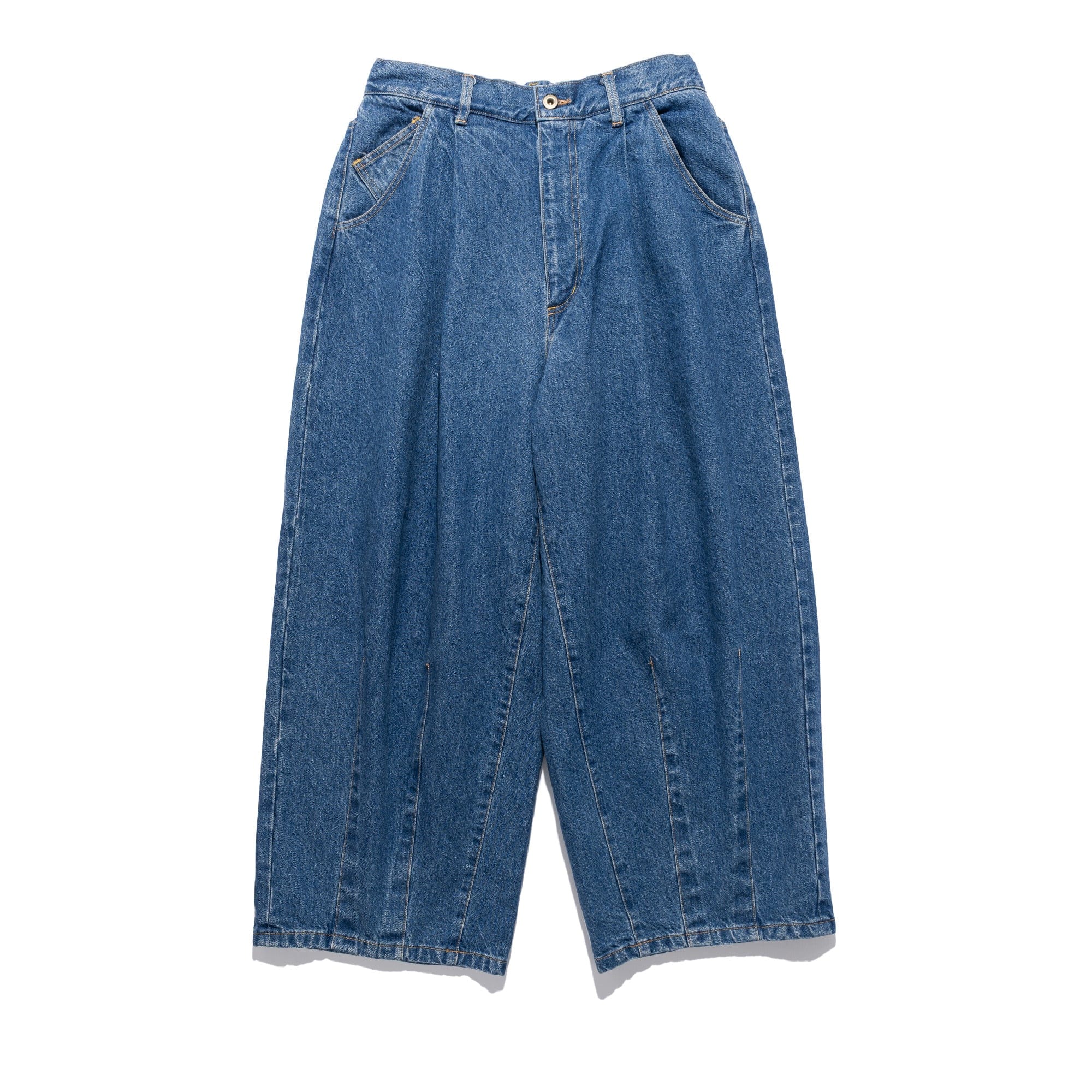 is-ness 5PK Balloon Pants Enzyme Wash Indigo 1006AWBALOON5PK01-1