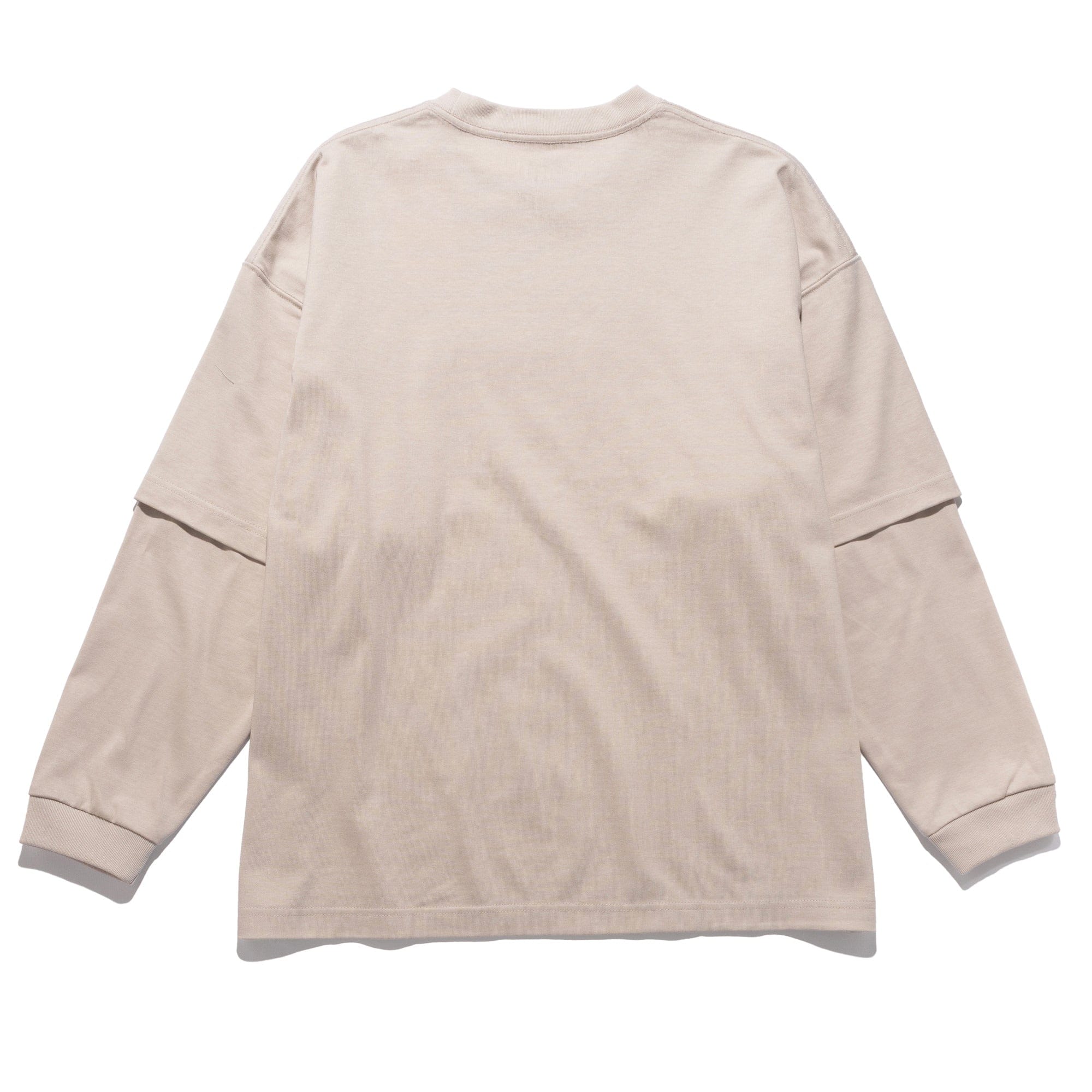 is-ness Layered LS Tee Greige 1007AWCS01