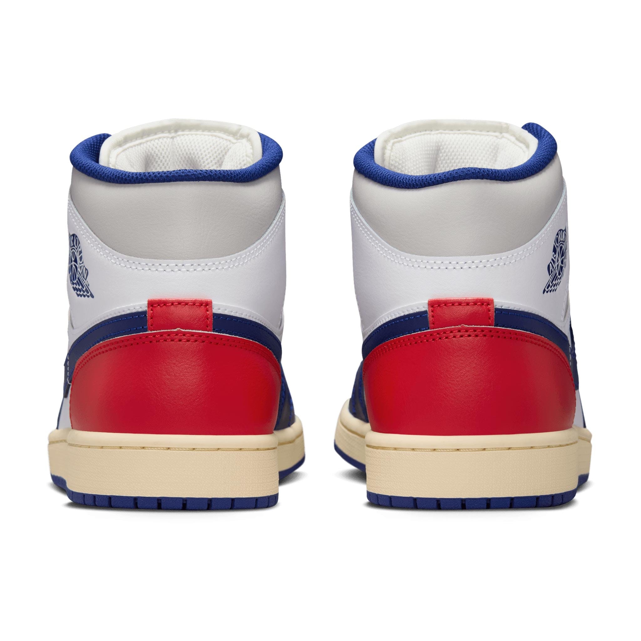 Air Jordan 1 Mid WHITE/DEEP ROYAL BLUE-UNIVERSITY RED DQ8426-102
