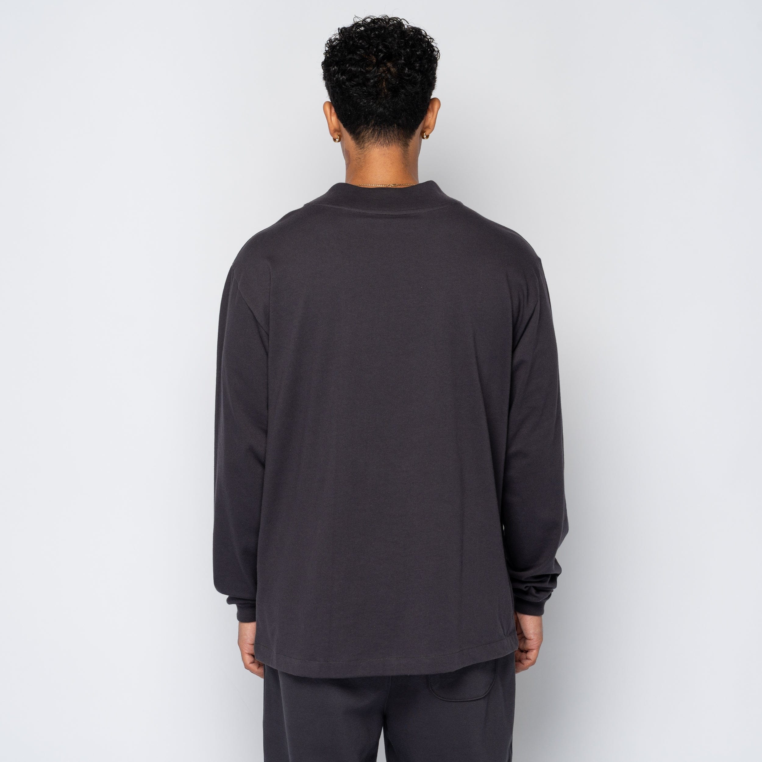 The North Face TNF Red Box LS Tee Obsidian NF0A8EG4