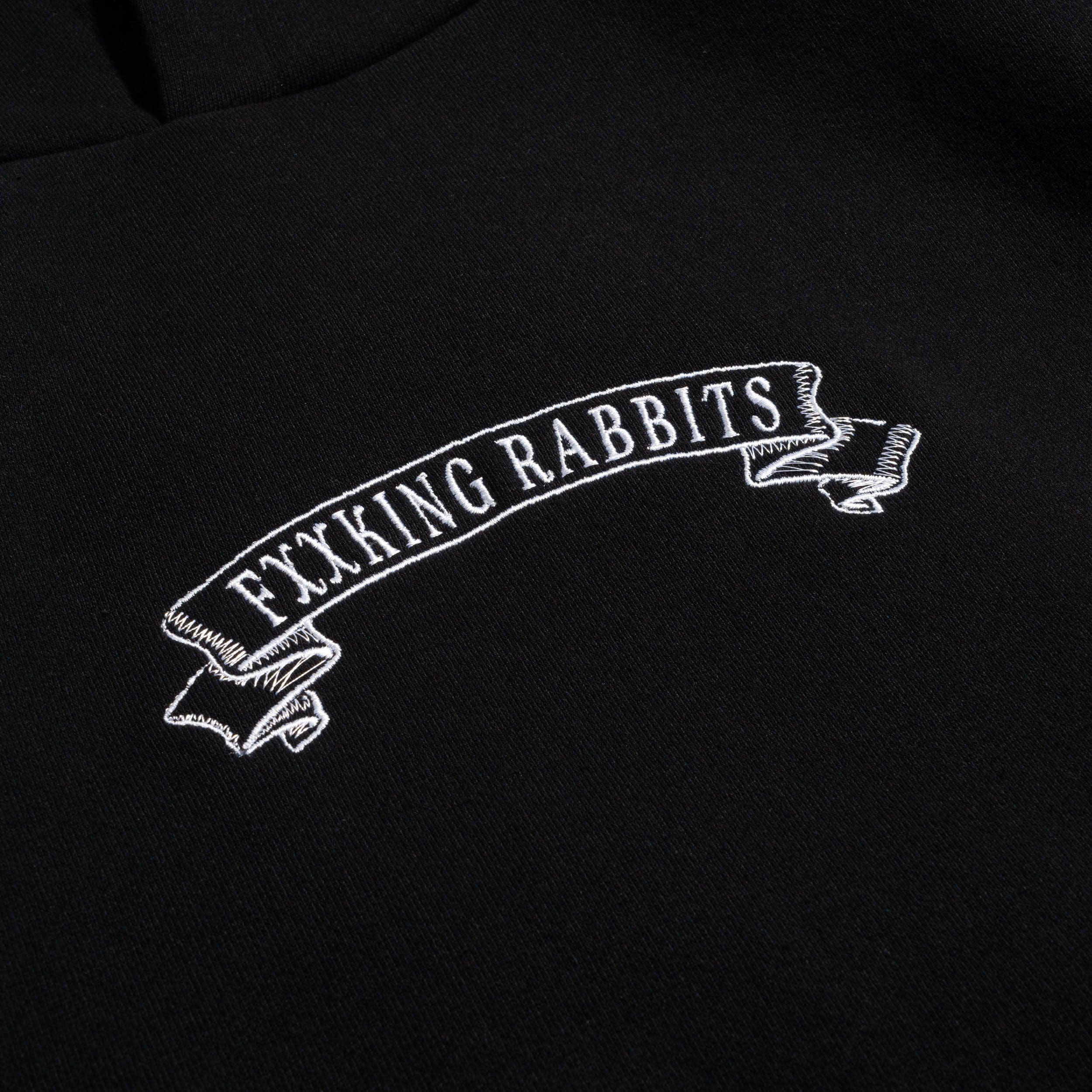 FR2 Rabbit Jesus Hoodie Black FRC3600