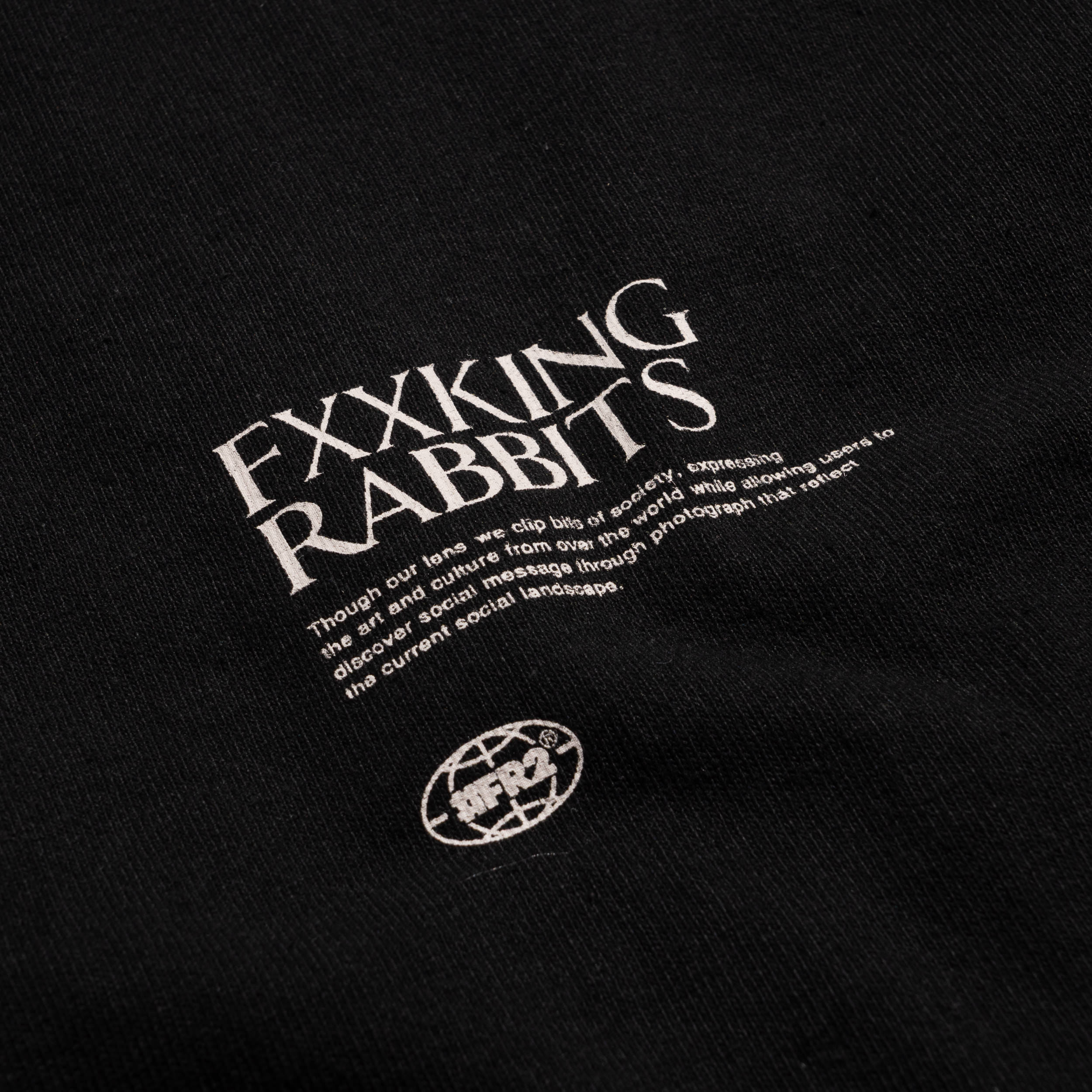 FR2 Embroidery Angel Tee Black FRC3659