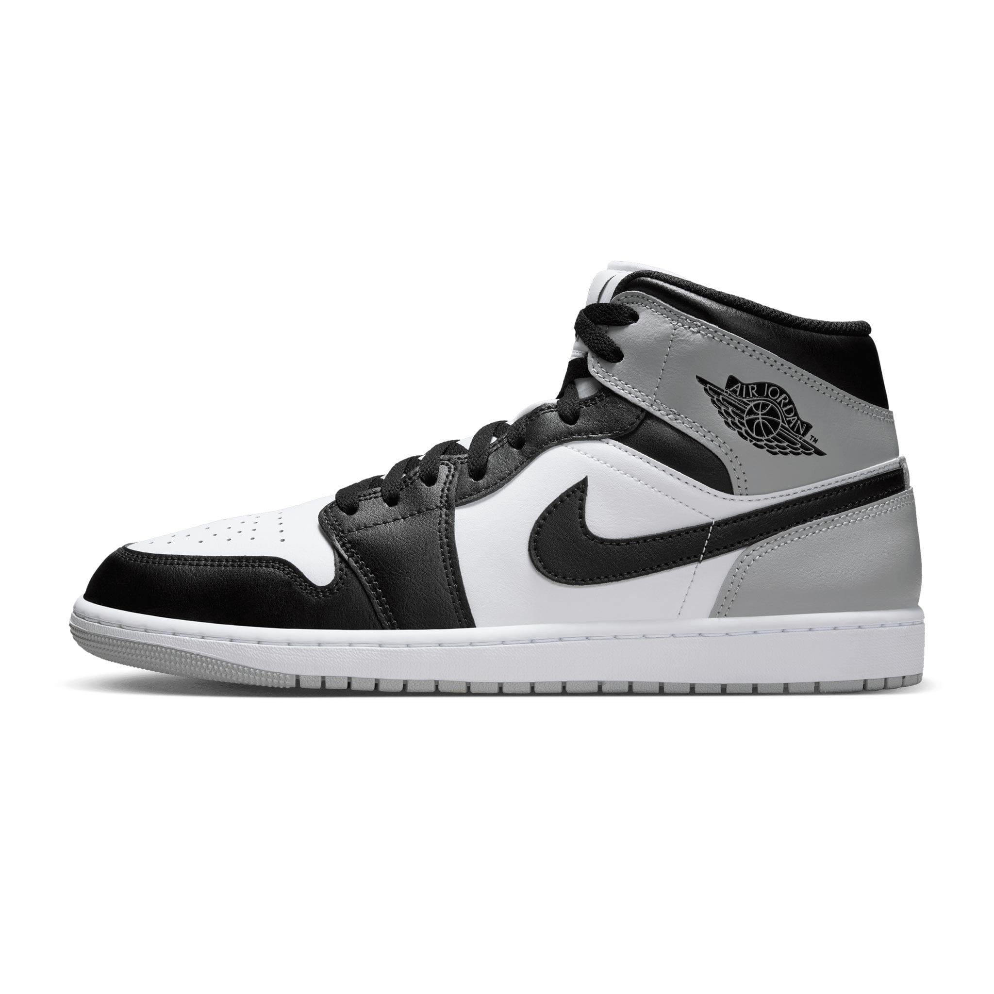 Air Jordan 1 Mid WHITE/BLACK-LT SMOKE GREY DQ8426-101