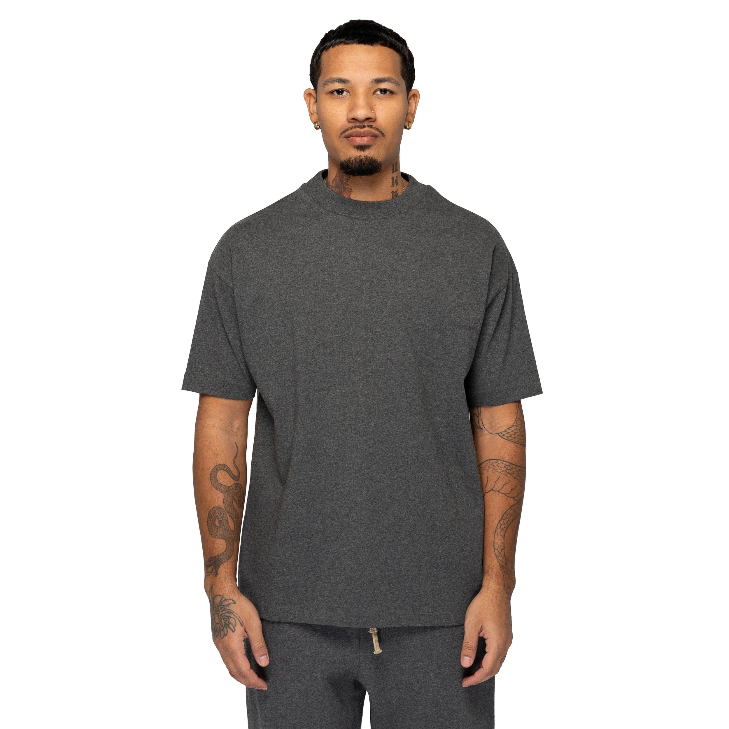 Fear of God Essentials Classic Short Sleeve Tee Charcoal Heather 125HO254191F