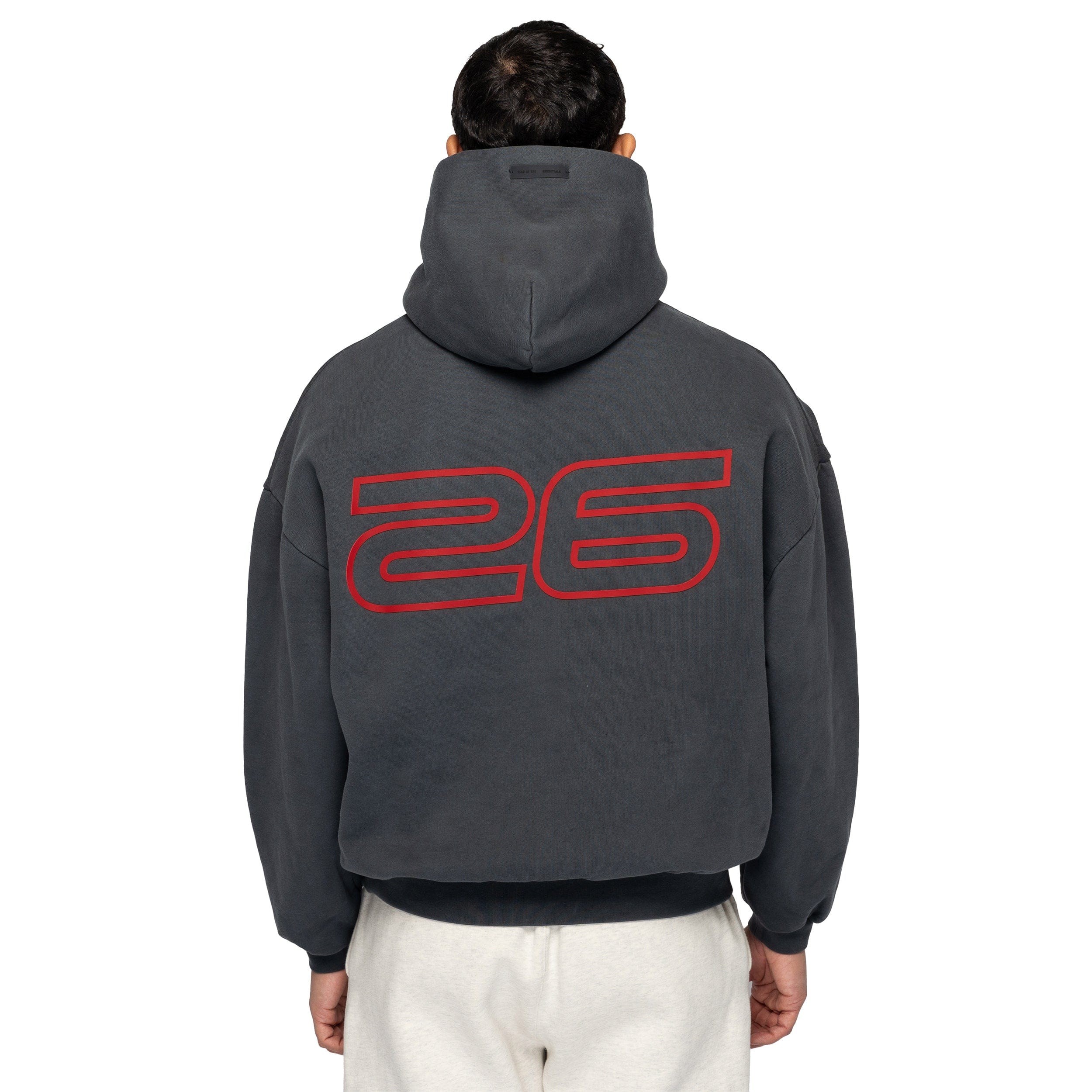 Fear of God Essentials 90s Pullover Hoodie Iron Grey 192HO256562F
