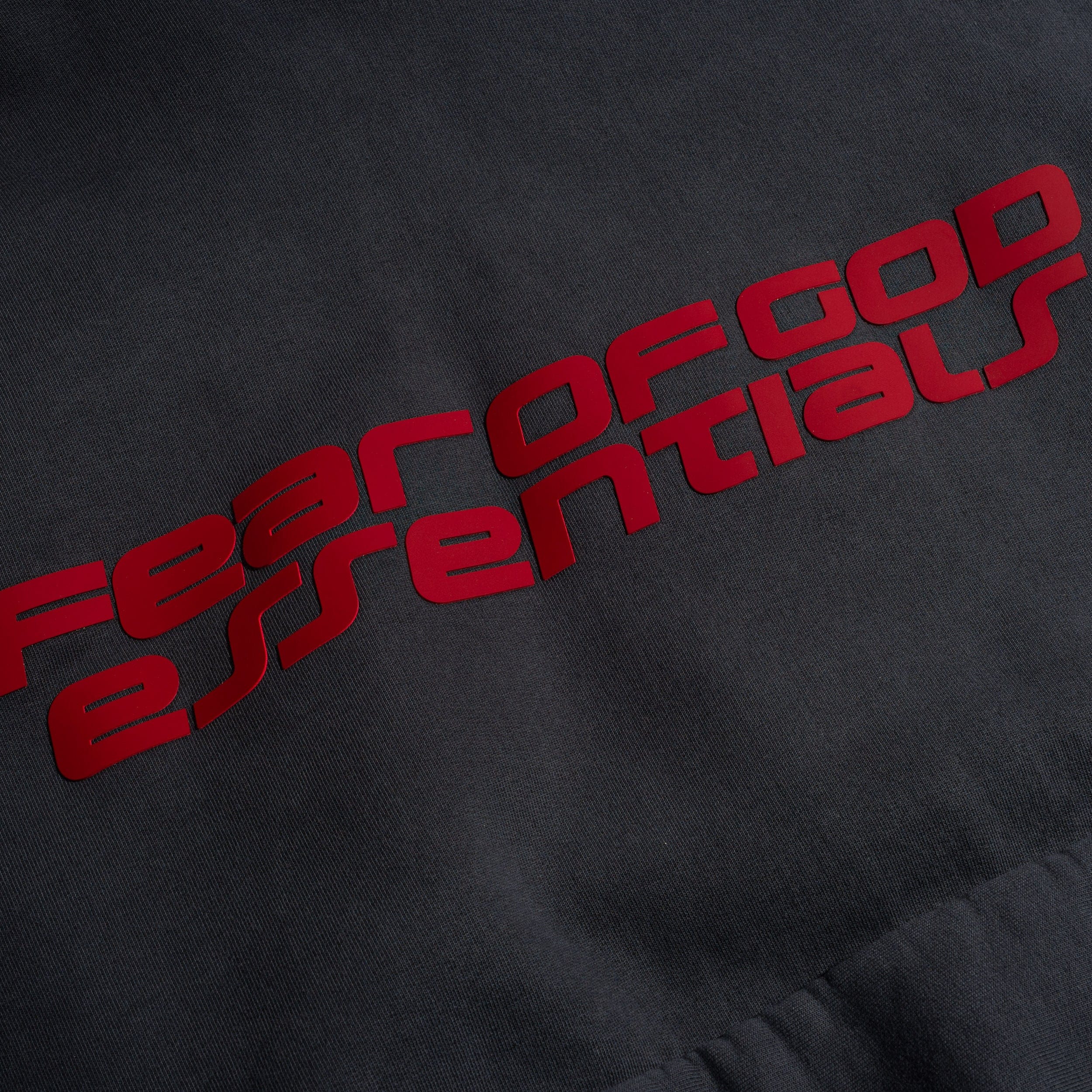 Fear of God Essentials 90s Pullover Hoodie Iron Grey 192HO256562F