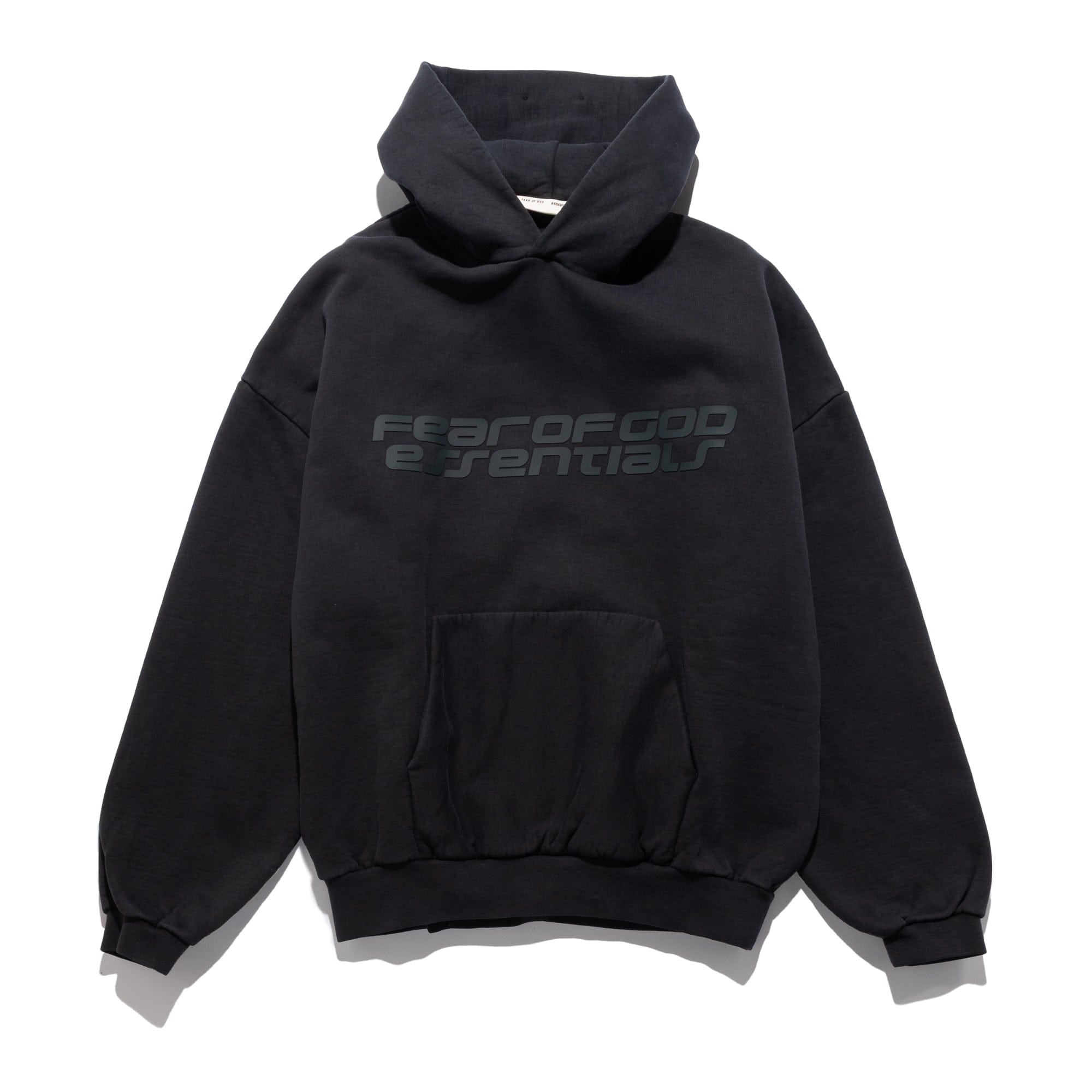 Fear of God Essentials 90s Pullover Hoodie Vintage Black 192HO256564F