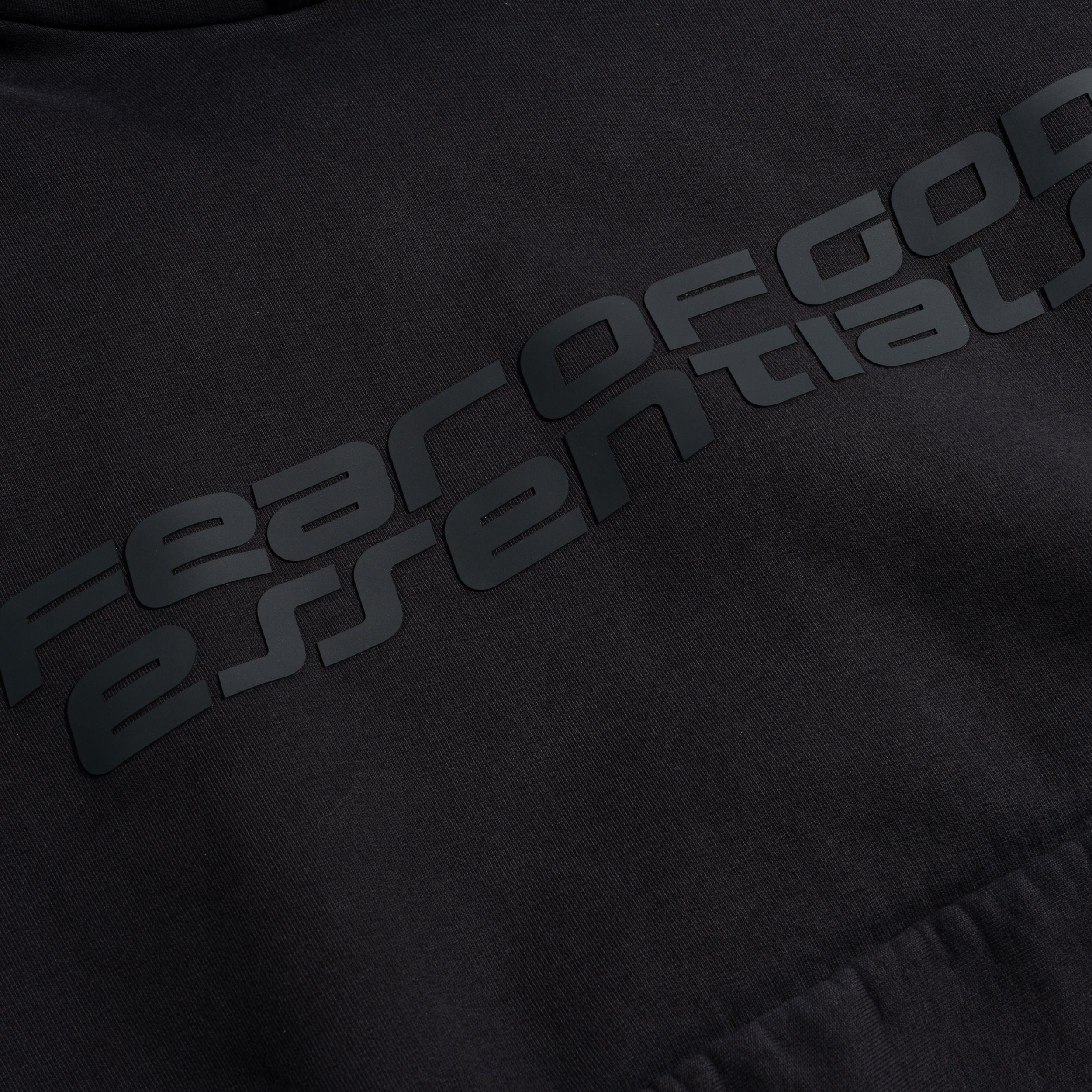 Fear of God Essentials 90s Pullover Hoodie Vintage Black 192HO256564F