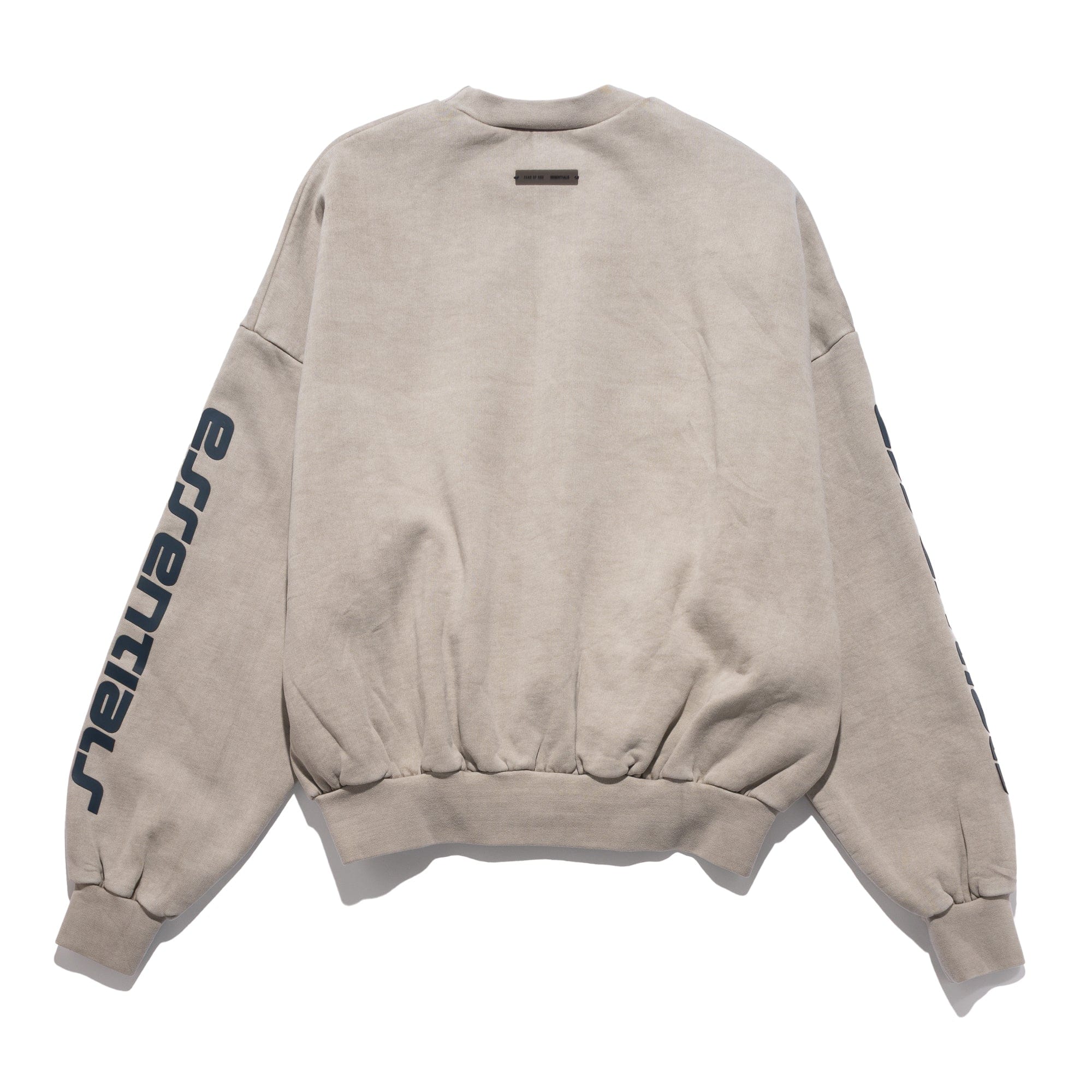Fear of God Essentials Cropped Relaxed Sweatshirt New York Smoke Grey 192HO256891F