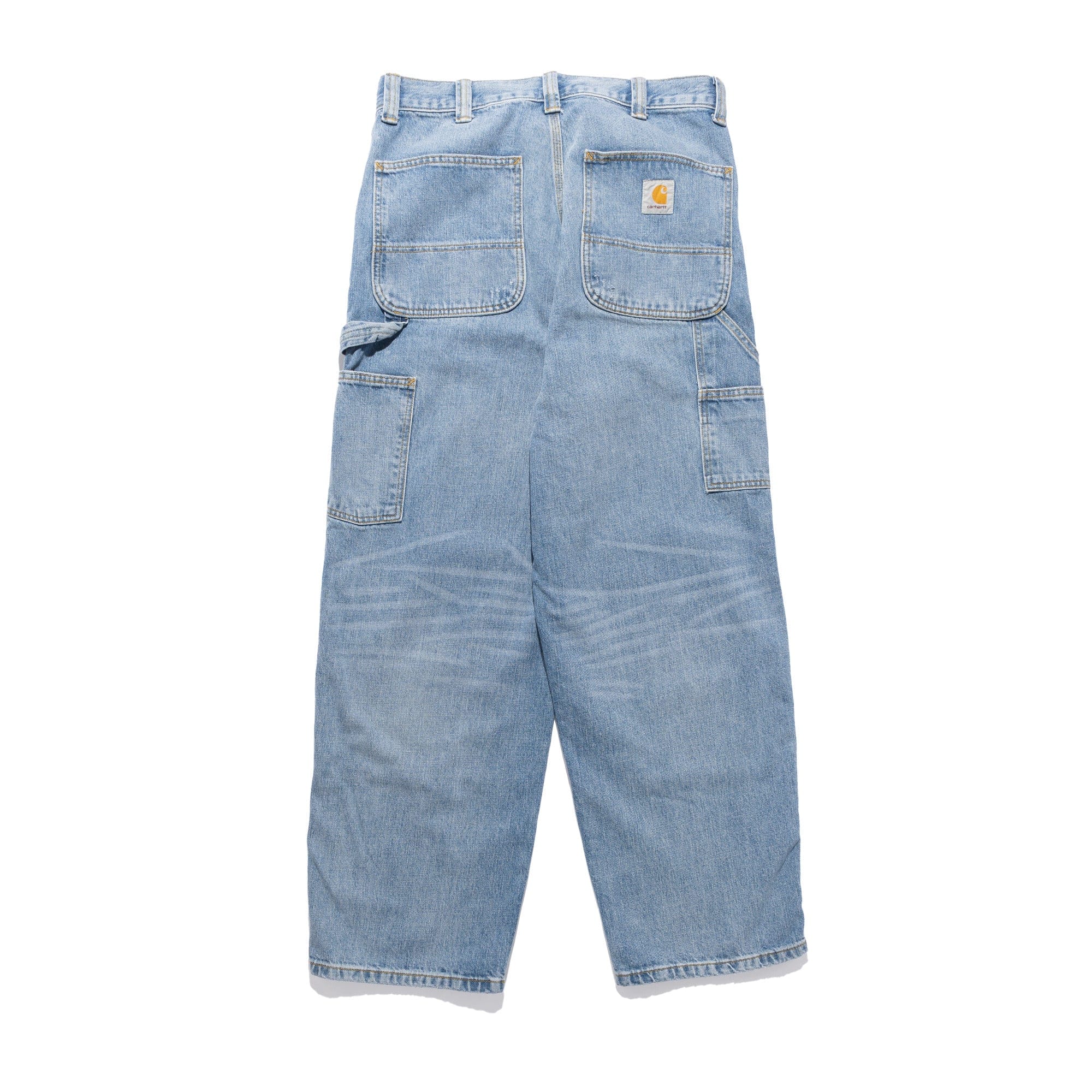Carhartt WIP OG Double Knee Pant 12oz Blue Burst Washed Denim I035797