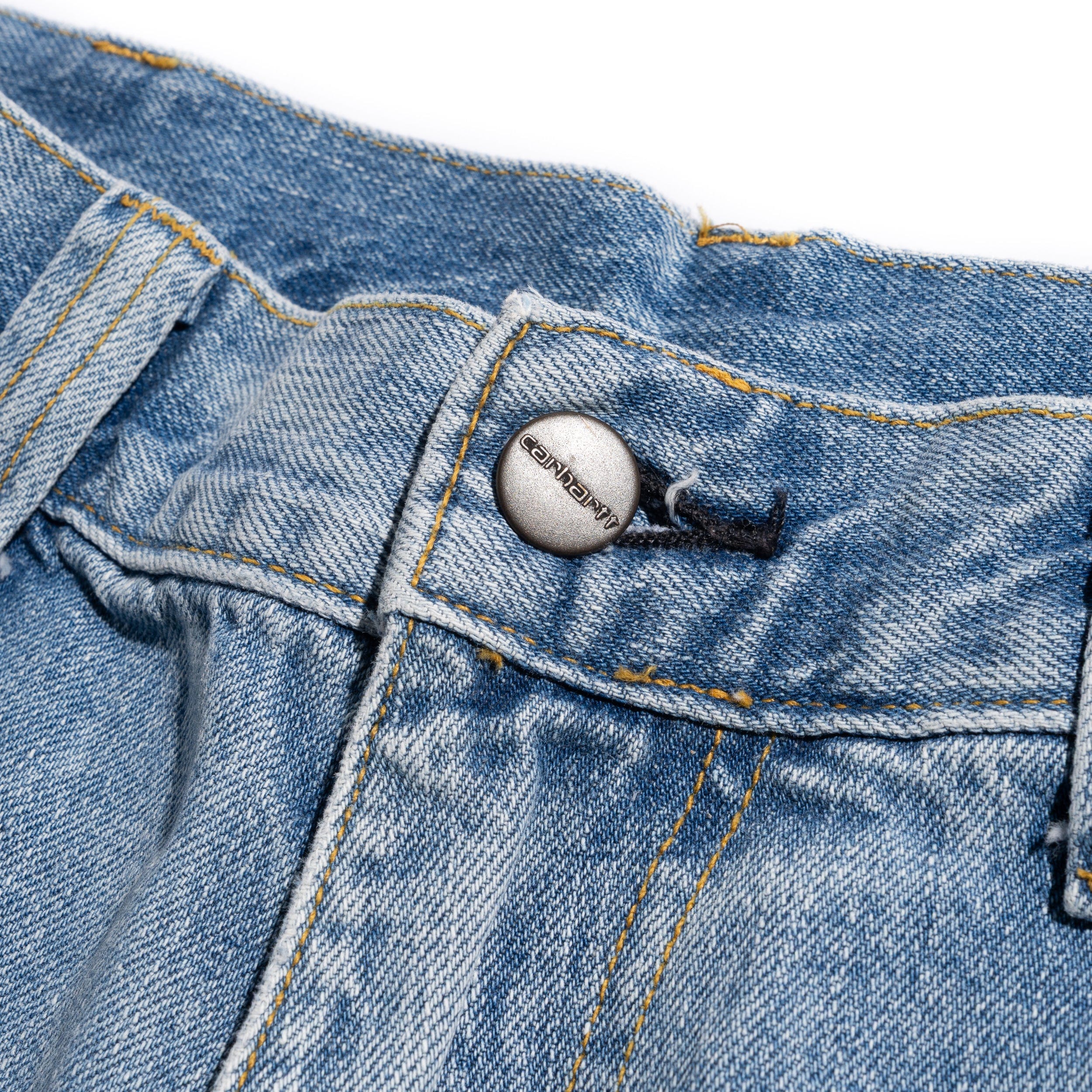 Carhartt WIP OG Double Knee Pant 12oz Blue Burst Washed Denim I035797