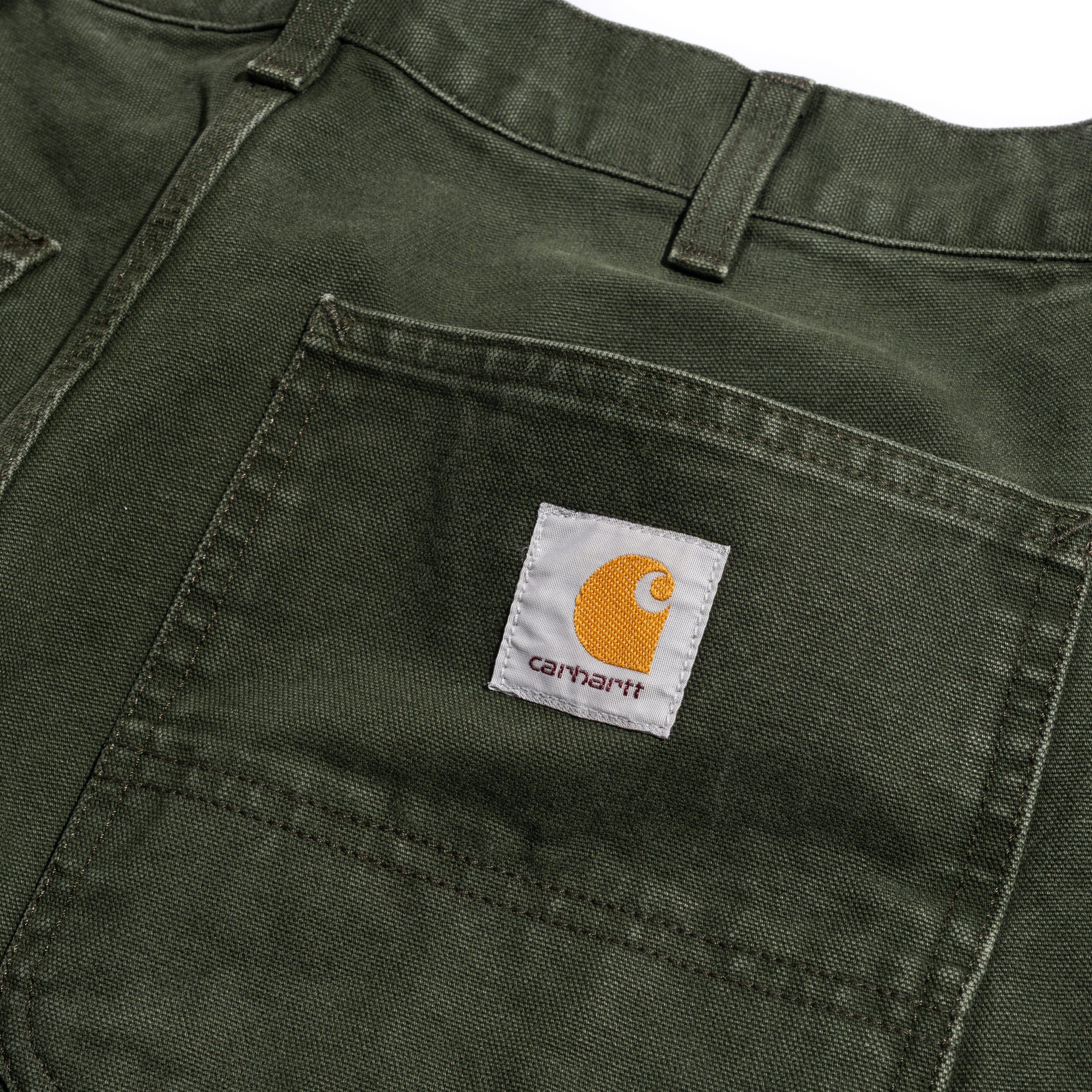Carhartt WIP Double Knee Pant 12oz Olive Stone Canvas I034796